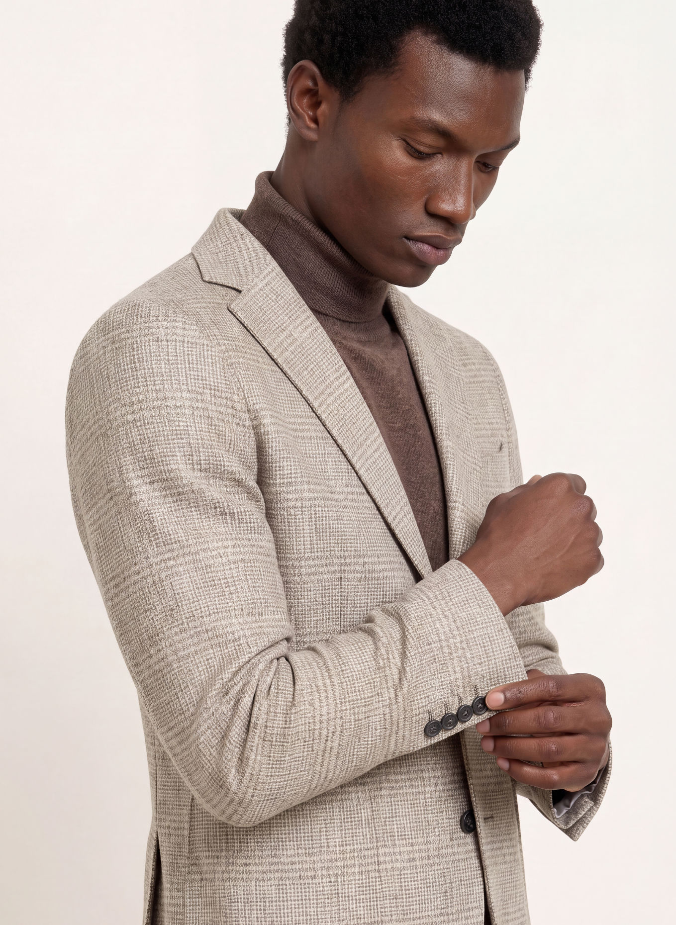 CIRCOLO 1901 Slim-Fit Jersey Blazer: BEIGE