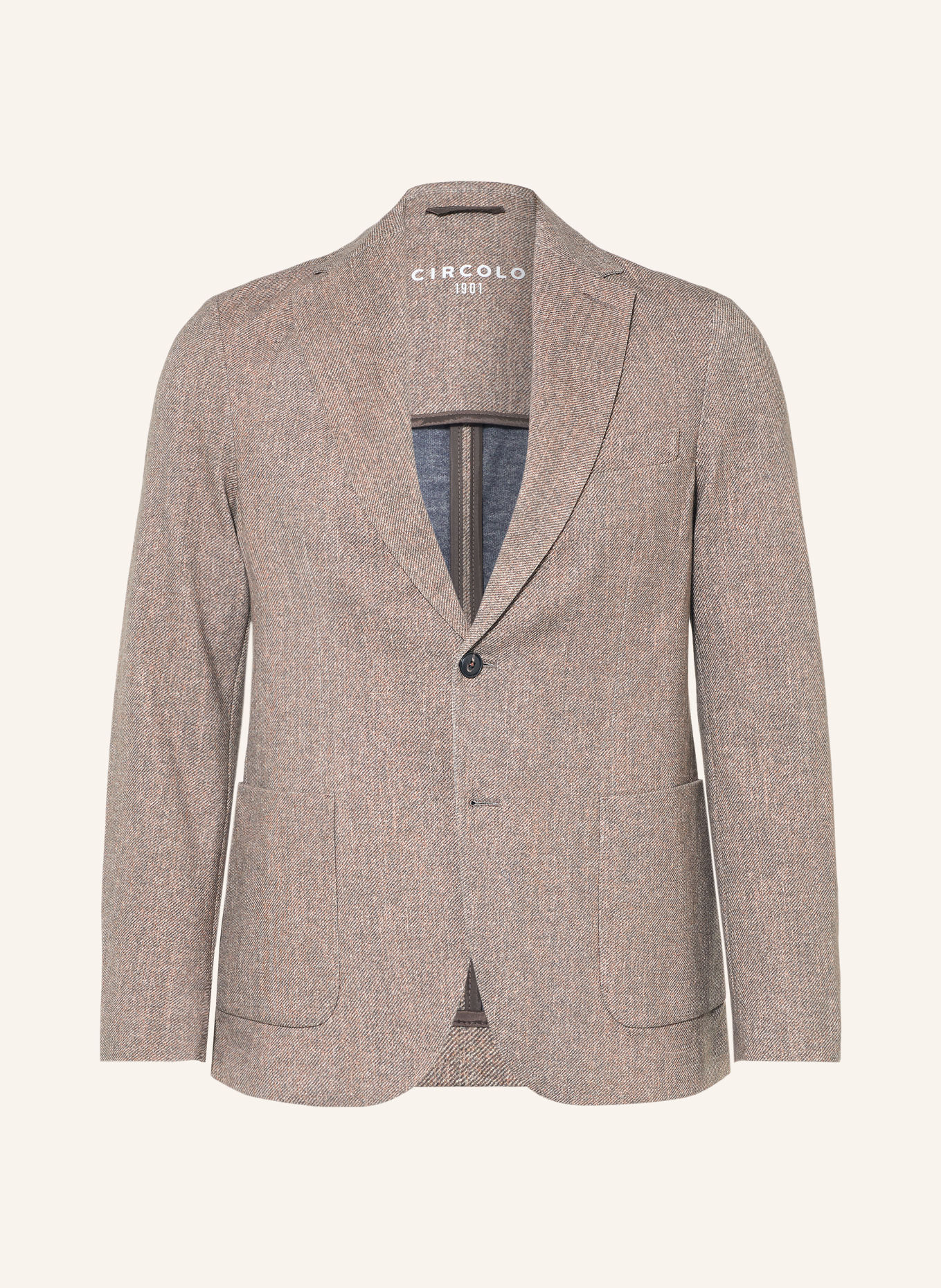 CIRCOLO 1901 Slim-Fit Jersey Blazer: BROWN