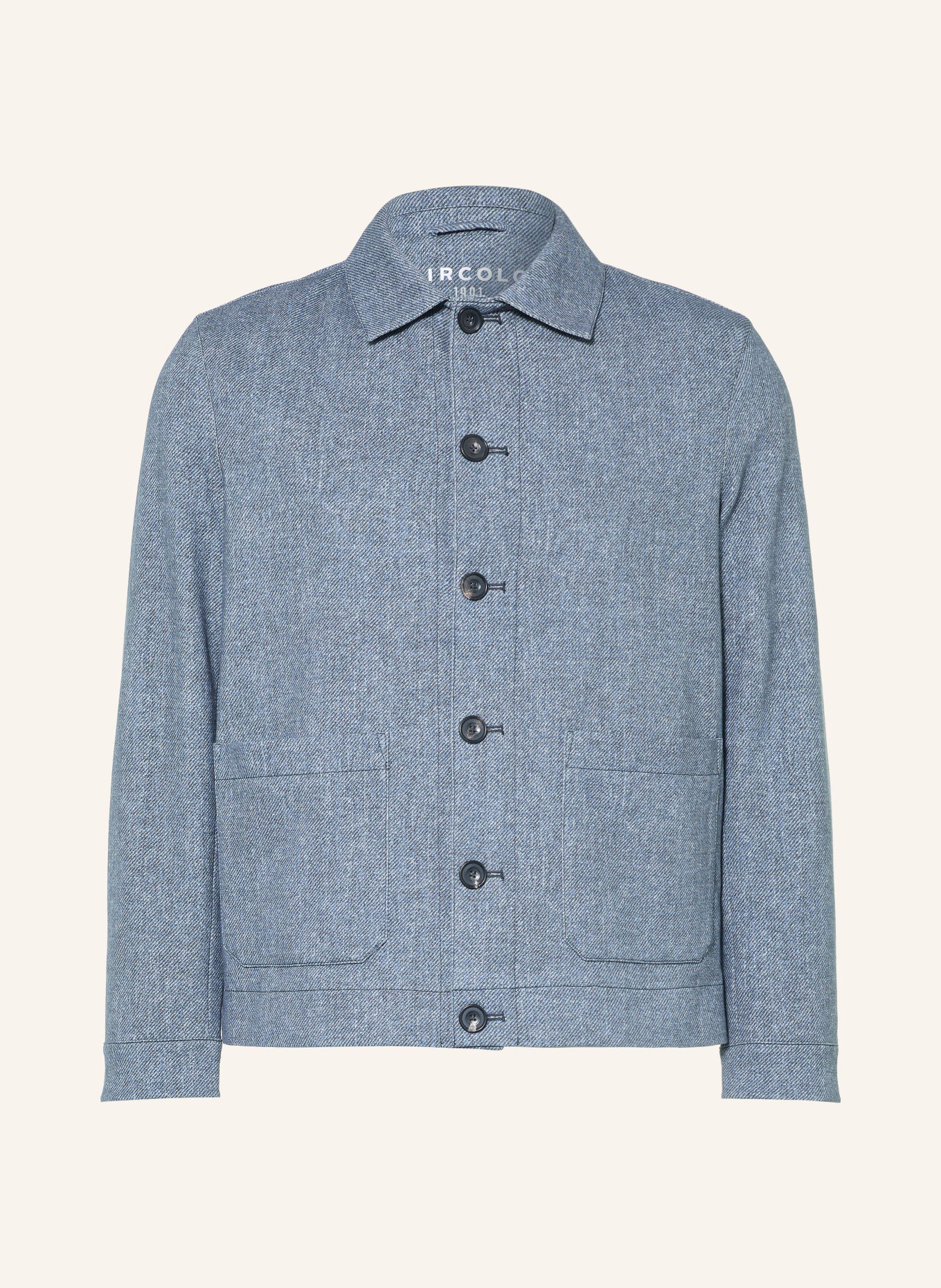 CIRCOLO 1901 Jersey Overshirt: BLUE