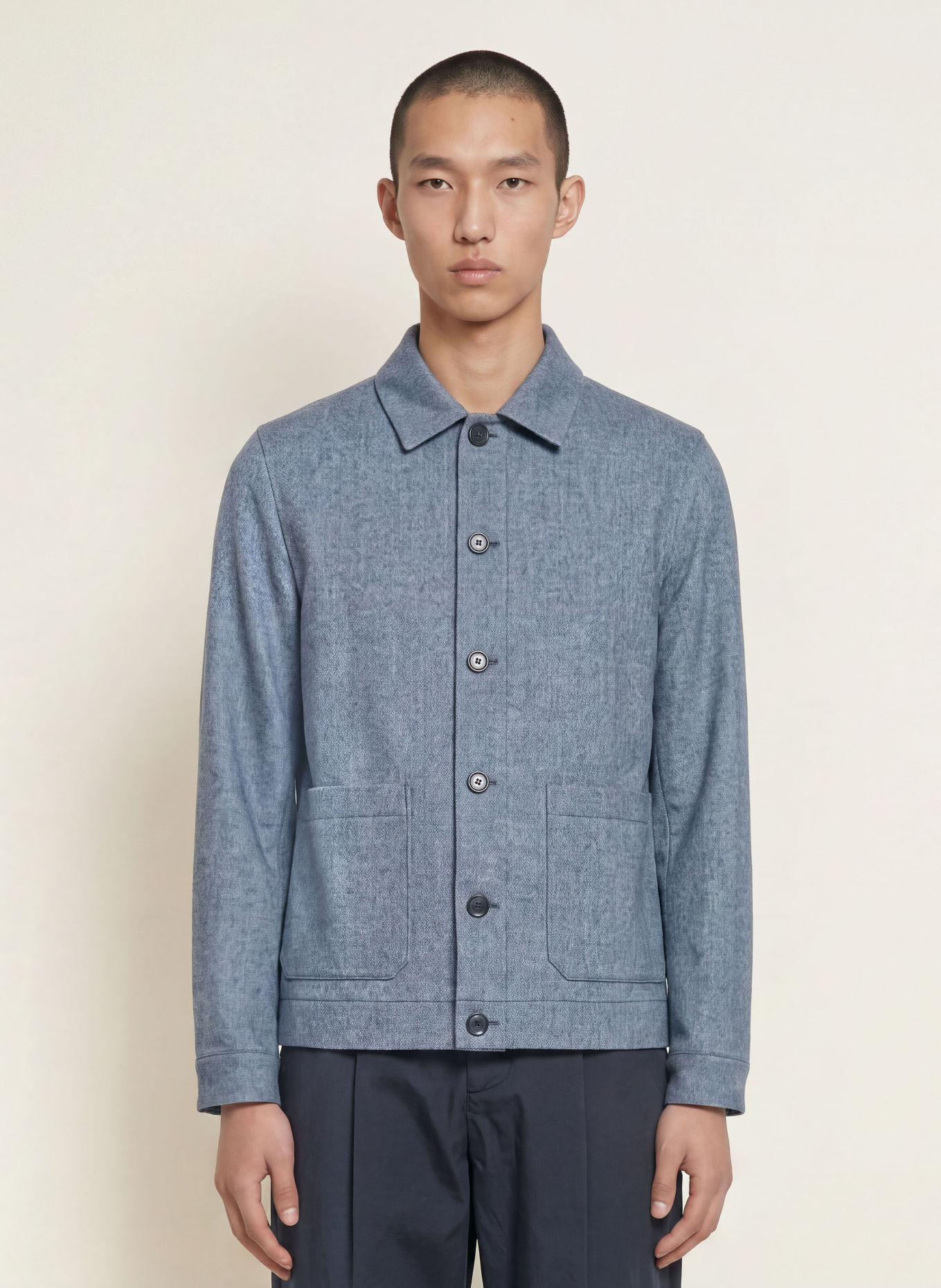 CIRCOLO 1901 Jersey Overshirt: BLUE