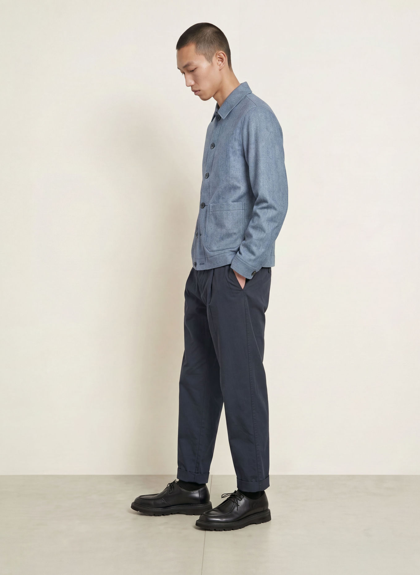 CIRCOLO 1901 Jersey Overshirt: BLUE