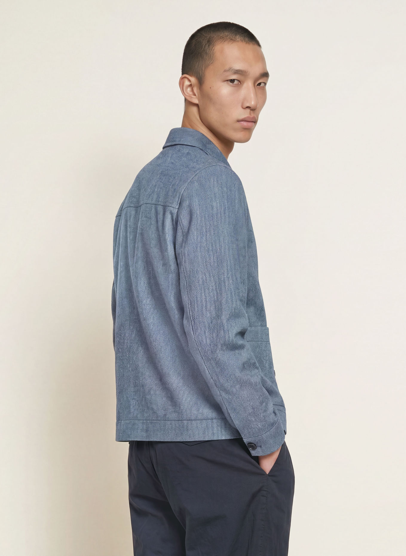 CIRCOLO 1901 Jersey Overshirt: BLUE