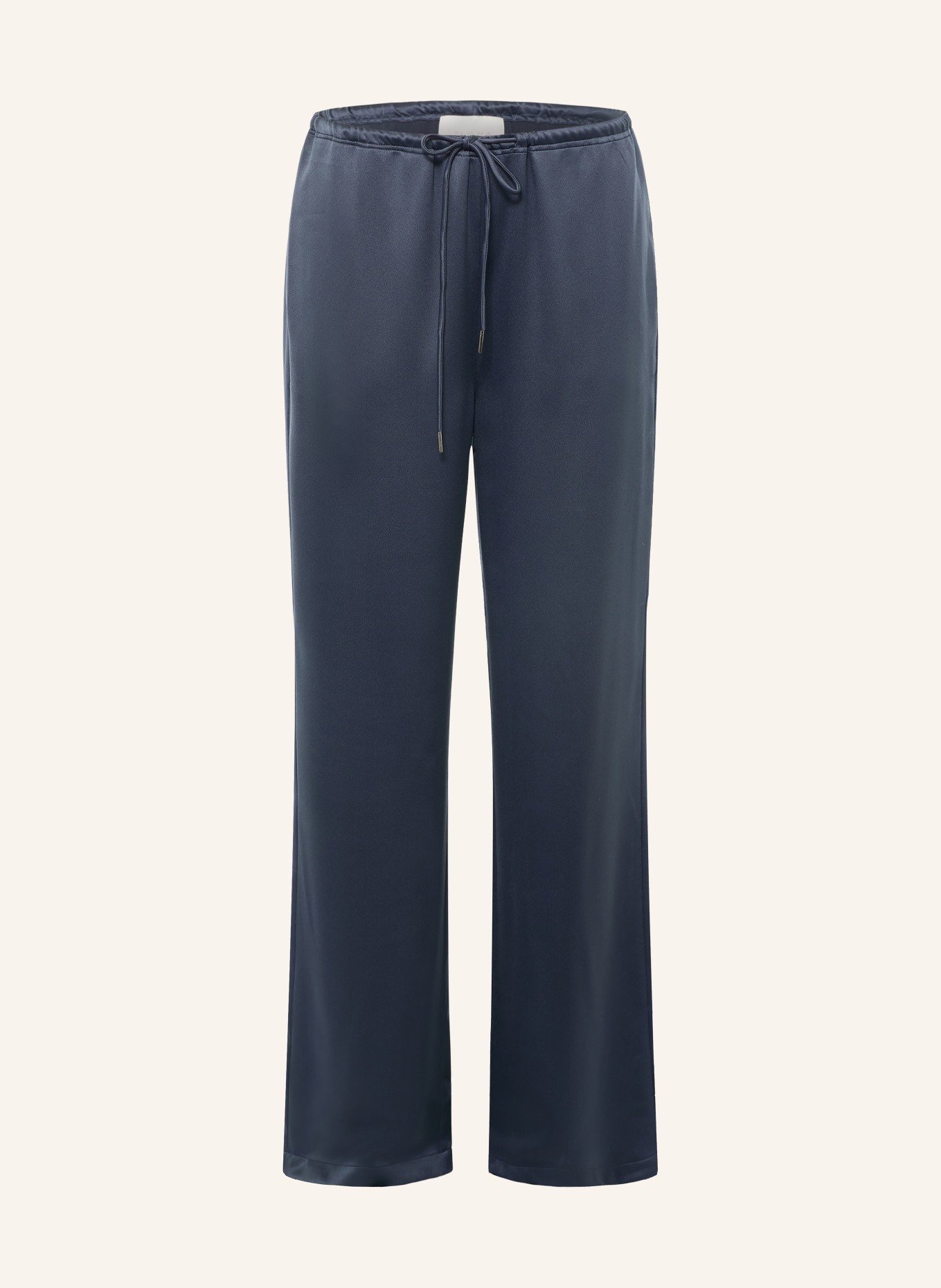 Juvia FLORENS Marlen pants in satin: DARK BLUE