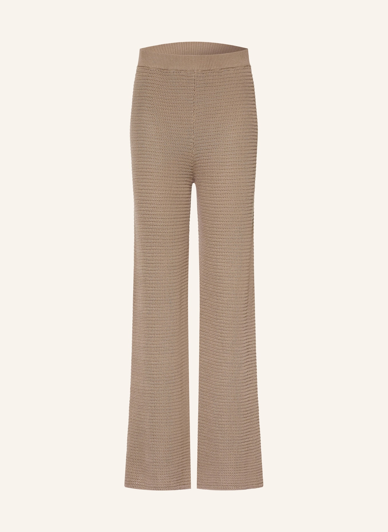 Juvia Gebreide broek YAMIE: TAUPE