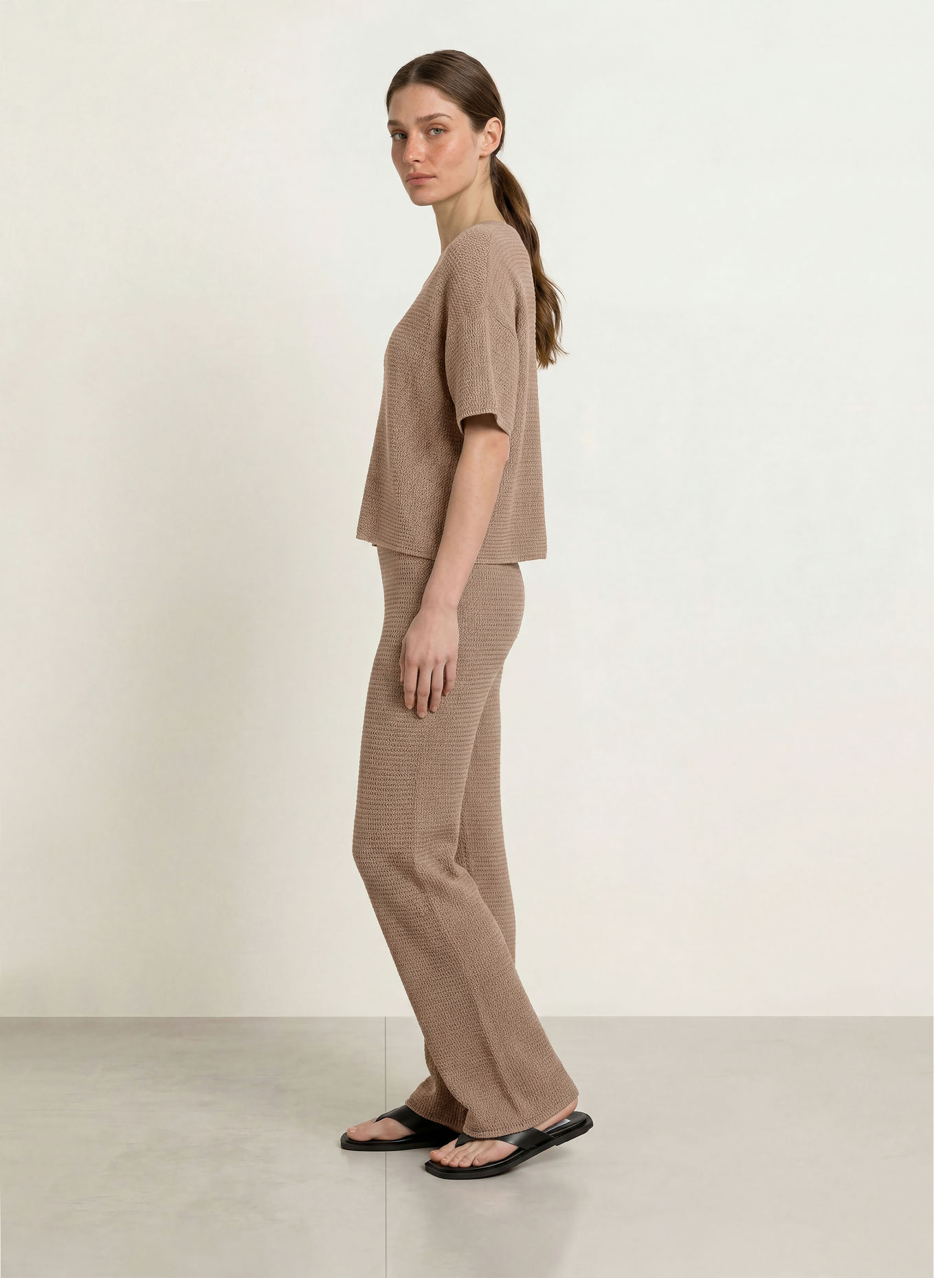 Juvia Gebreid shirt VINETA: KAKI