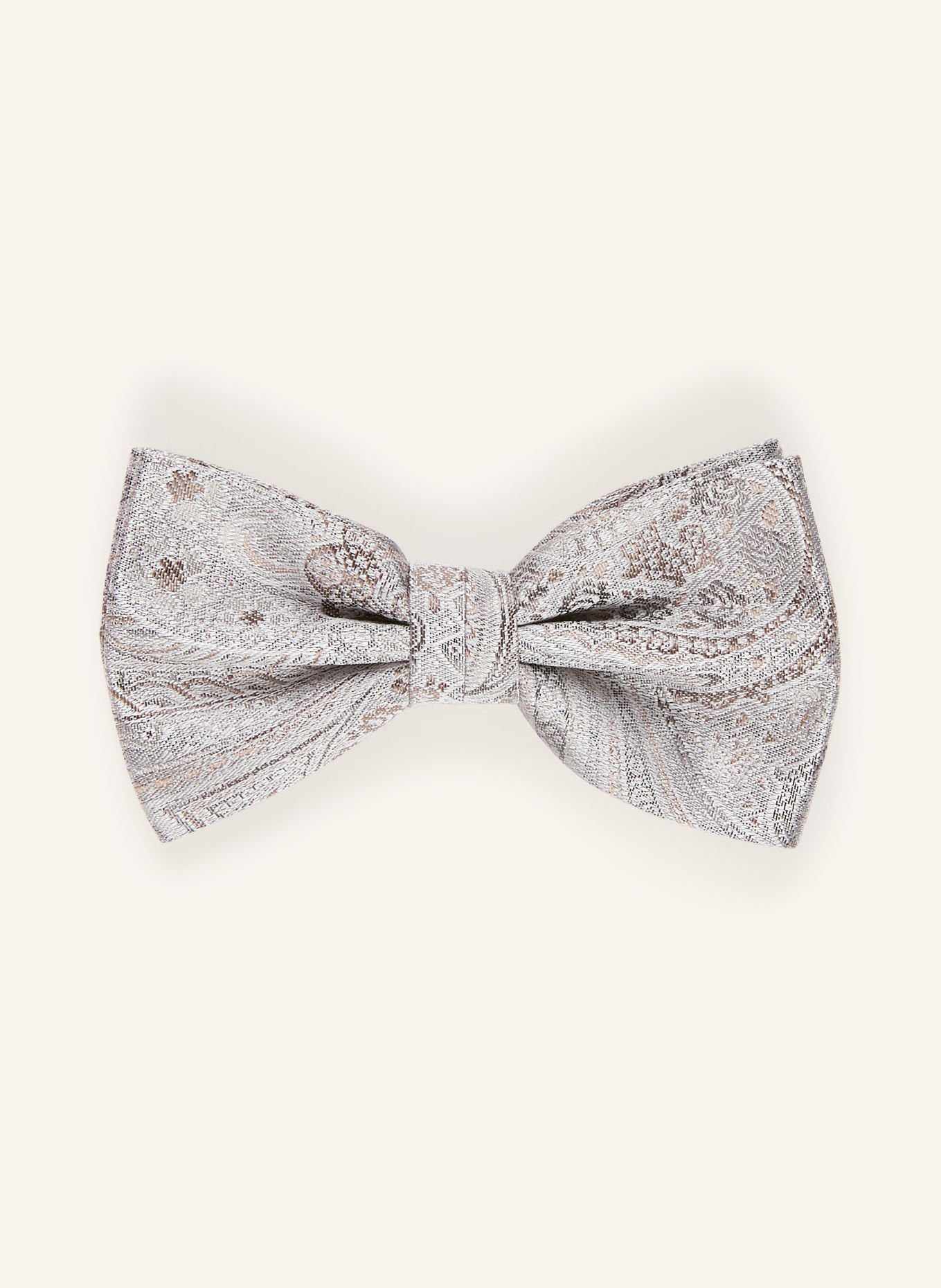 Sterlington Ensemble : nœud papillon et pochette de costume: ARGENT