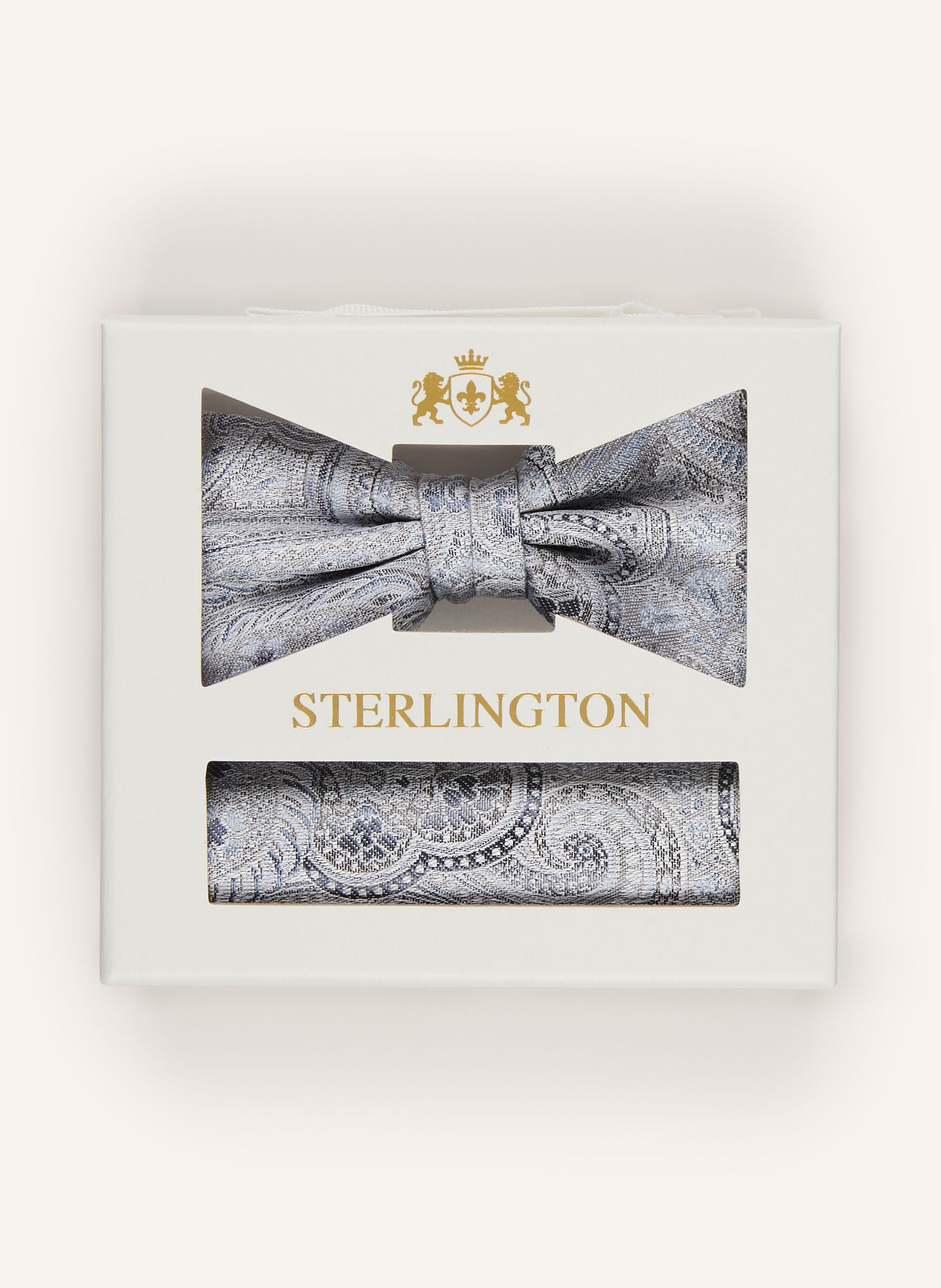 Sterlington Set: Bow tie and Pocket square: LIGHT BLUE