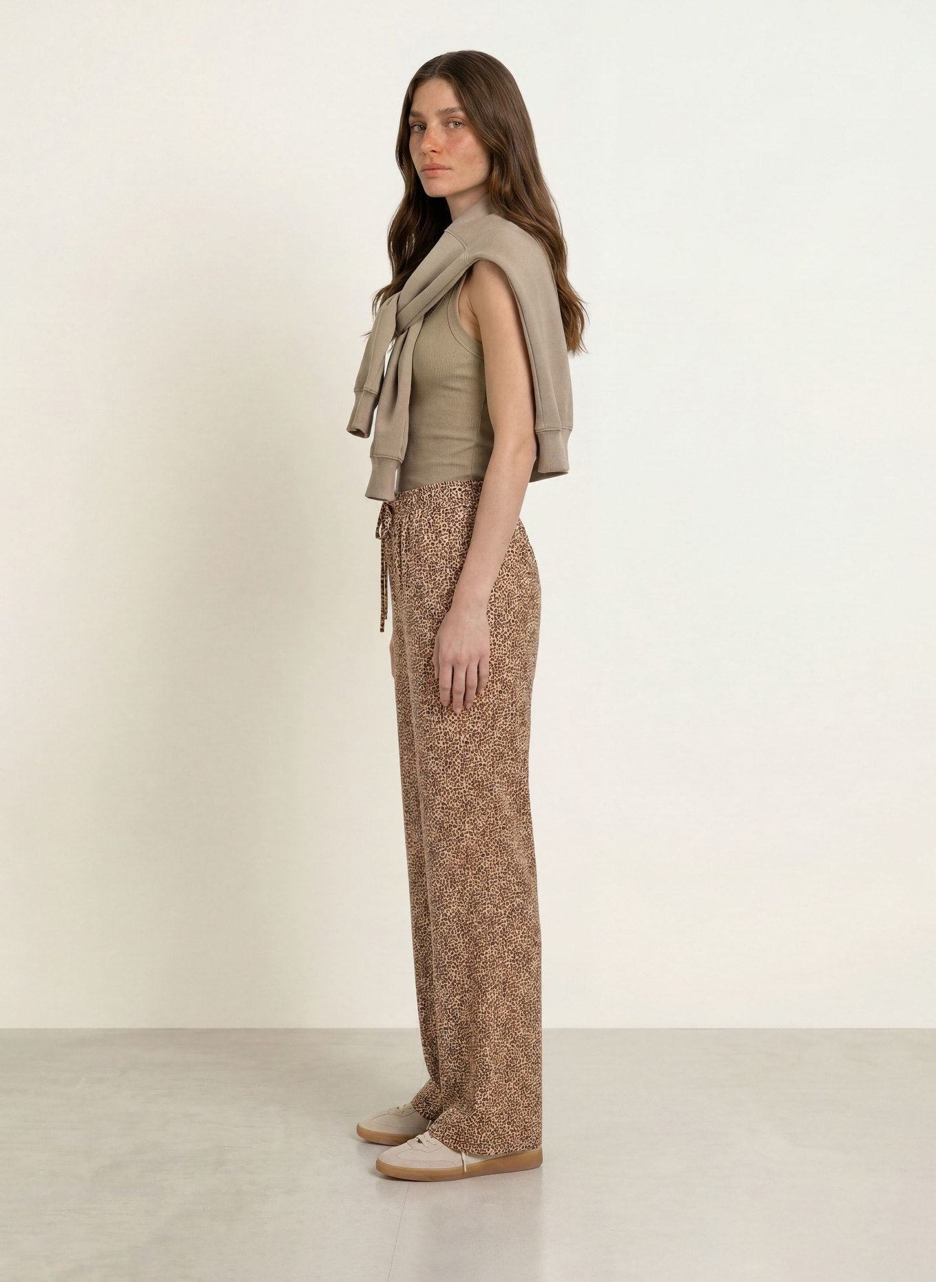 Juvia Broek SEDA: LICHTBRUIN / MARRON FONCÉ / BEIGE
