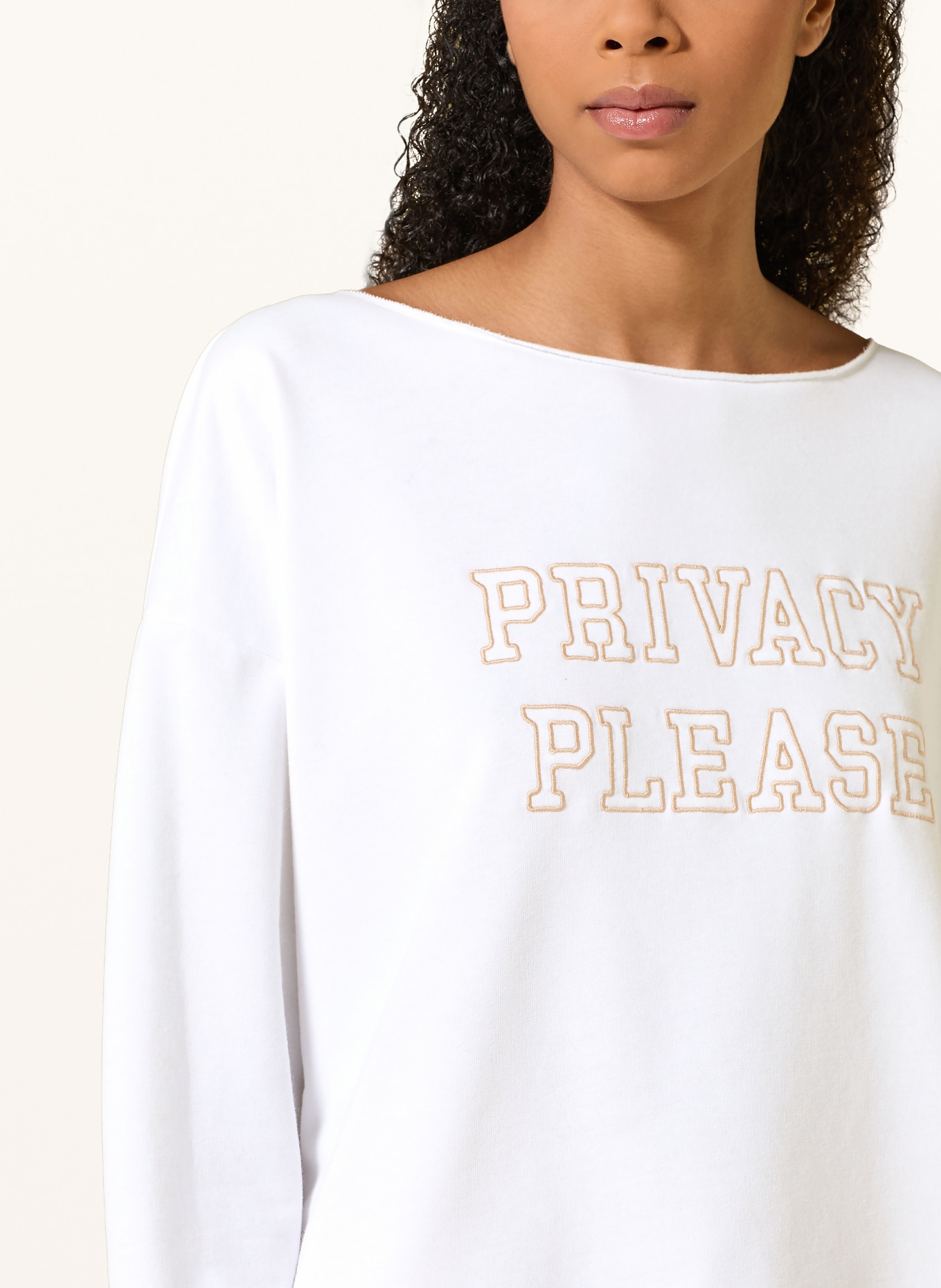 Juvia Sweatshirt JUDI: WIT / BEIGE