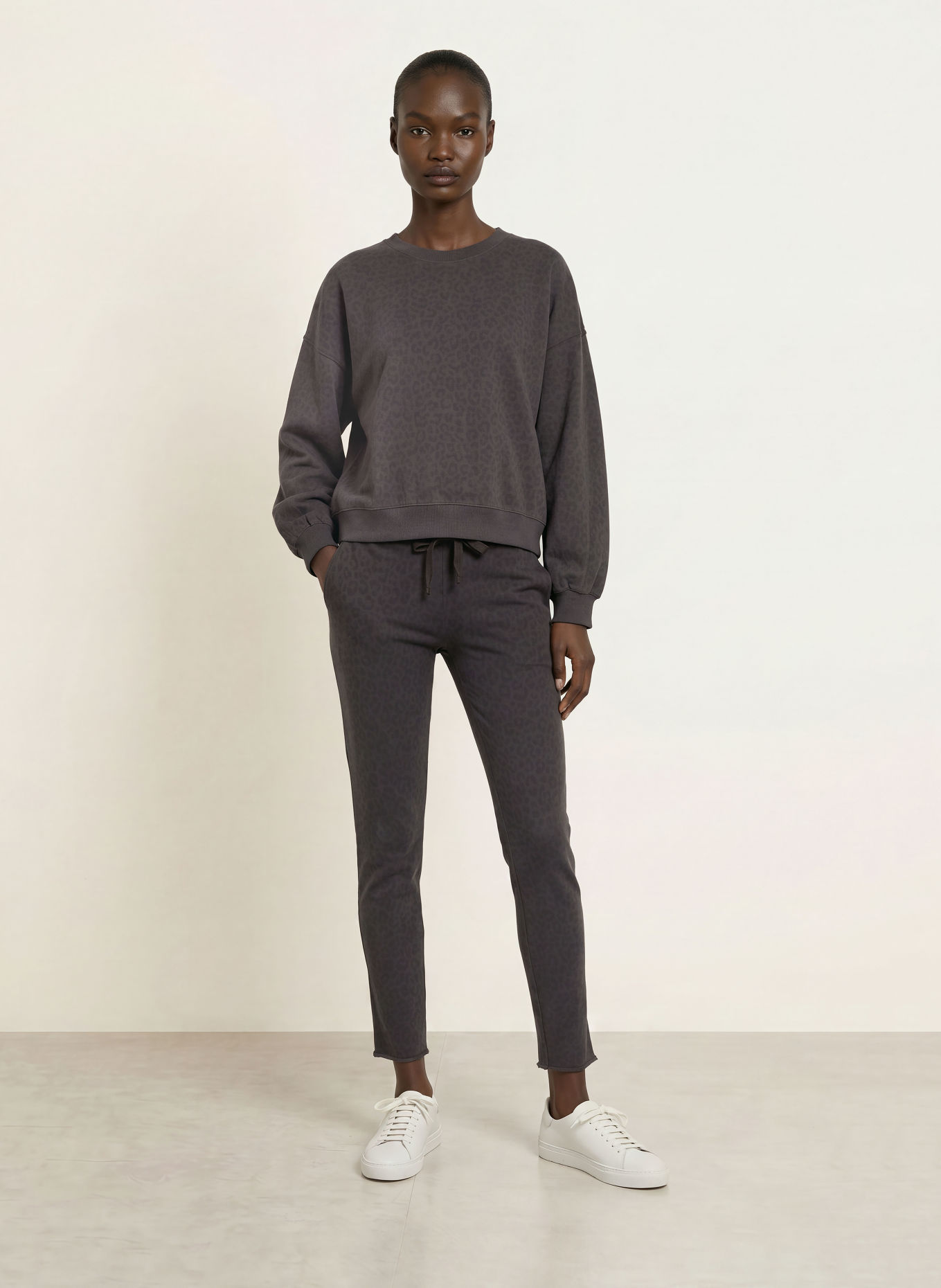 Juvia Sweatpants SMILLA: GRAU / DUNKELGRAU