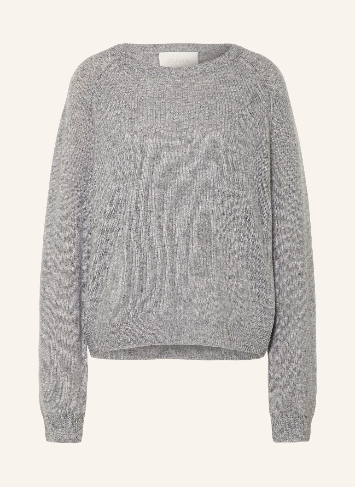 Juvia Cashmere-Pullover SAMIA: GRAU