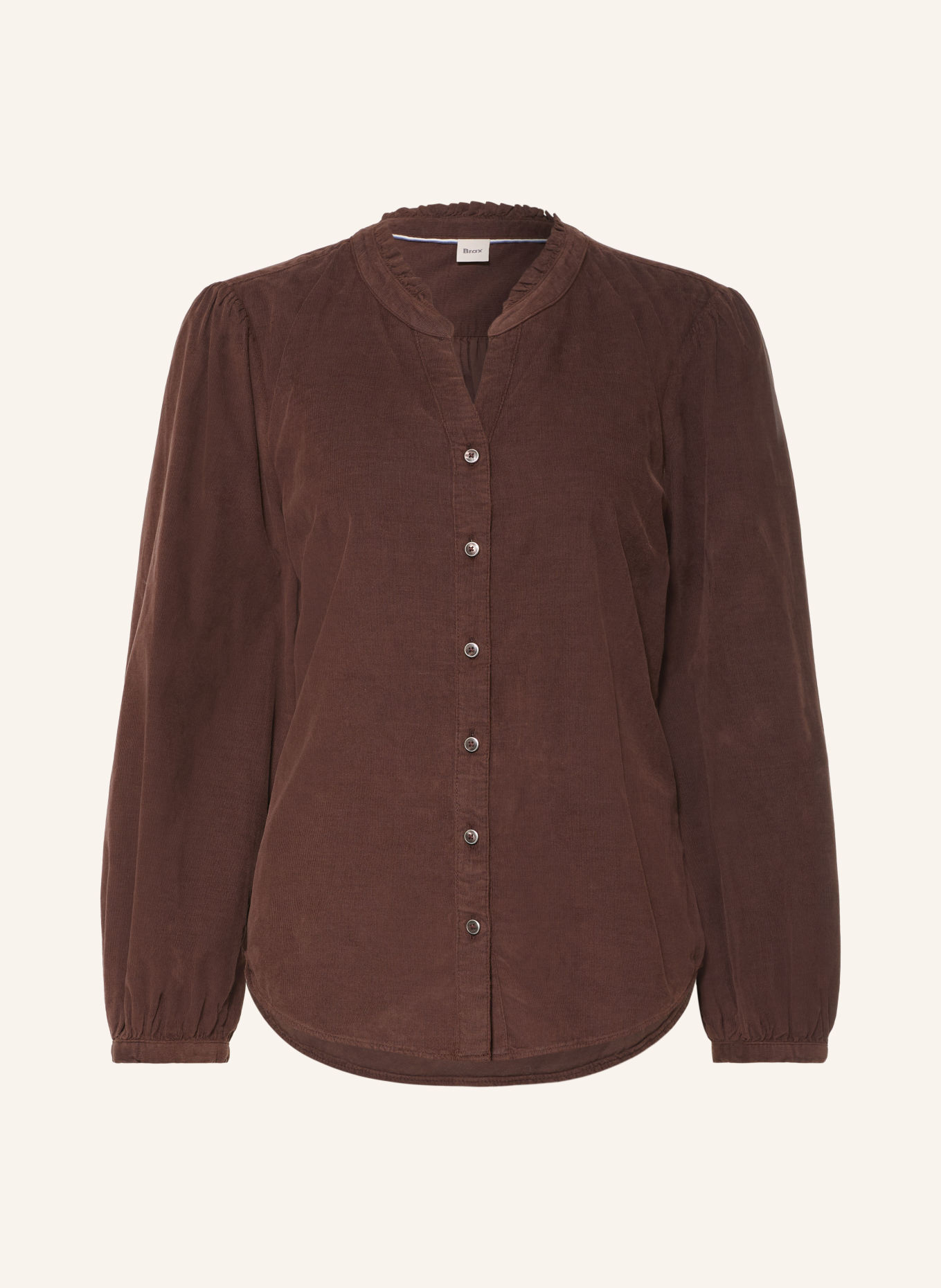 BRAX Corduroy Blouse VIOLET: BROWN