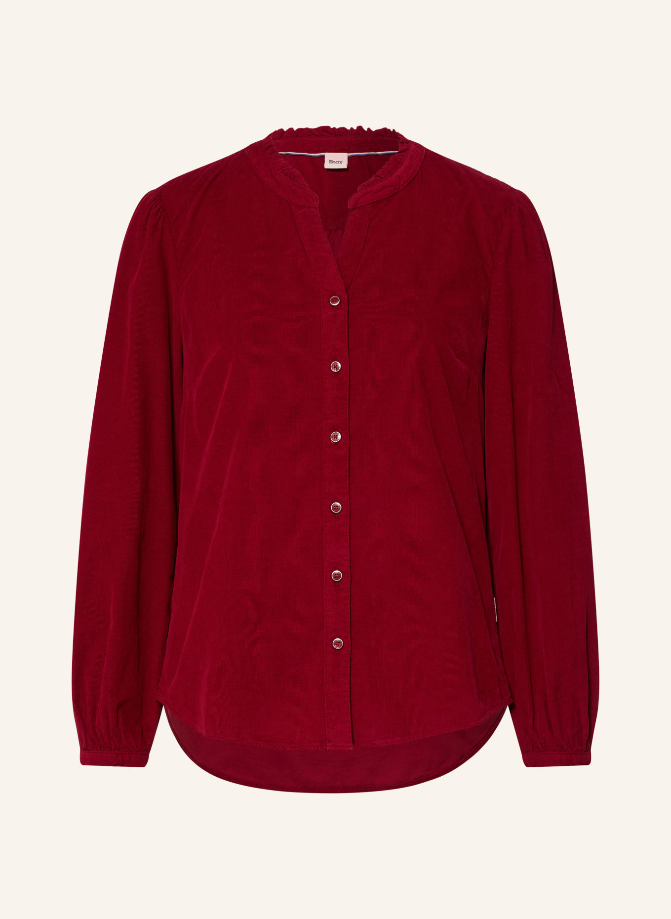 BRAX Cordbluse VIOLET: DUNKELROT