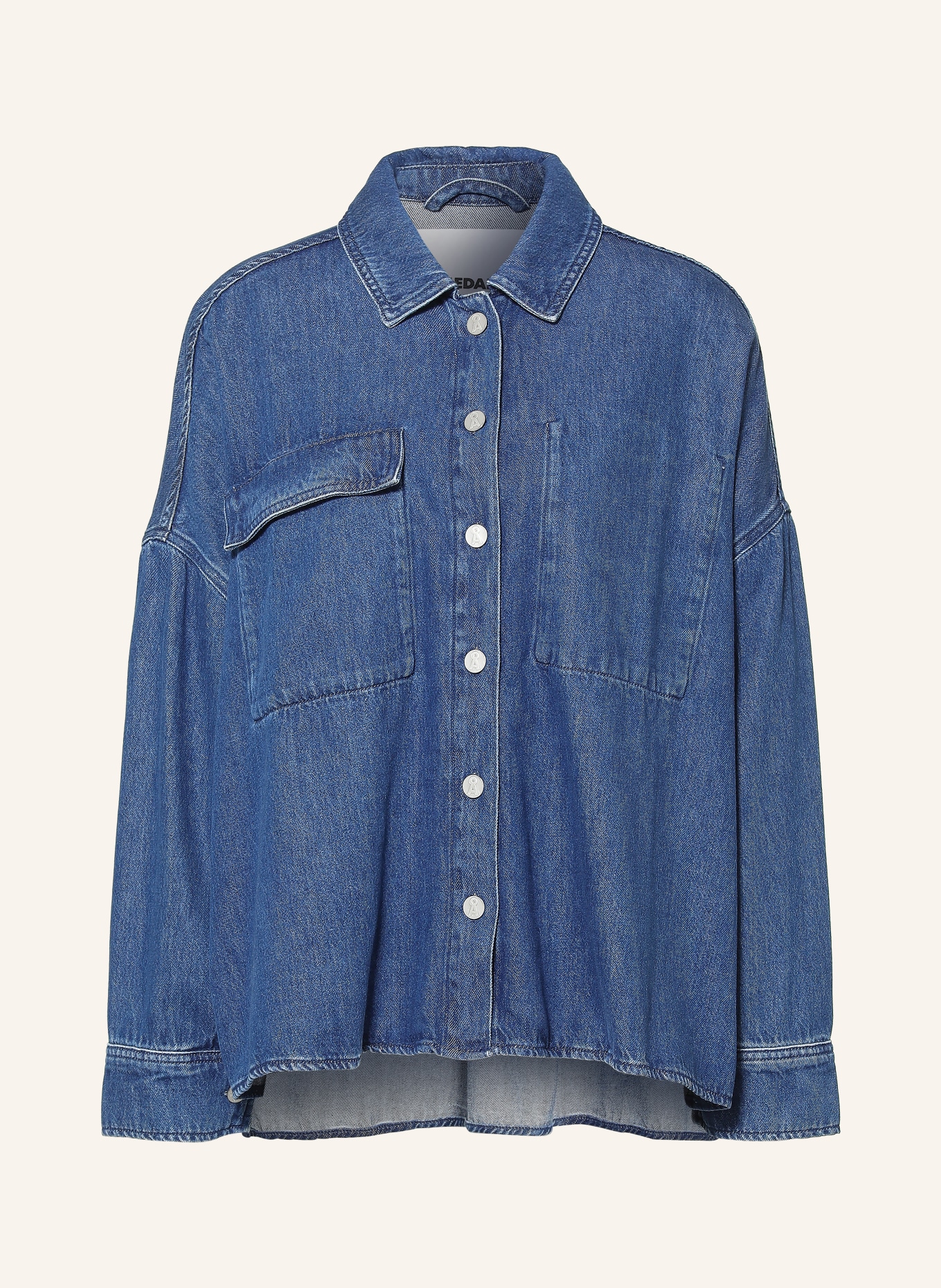 ARMEDANGELS Jeansbluse: BLAU
