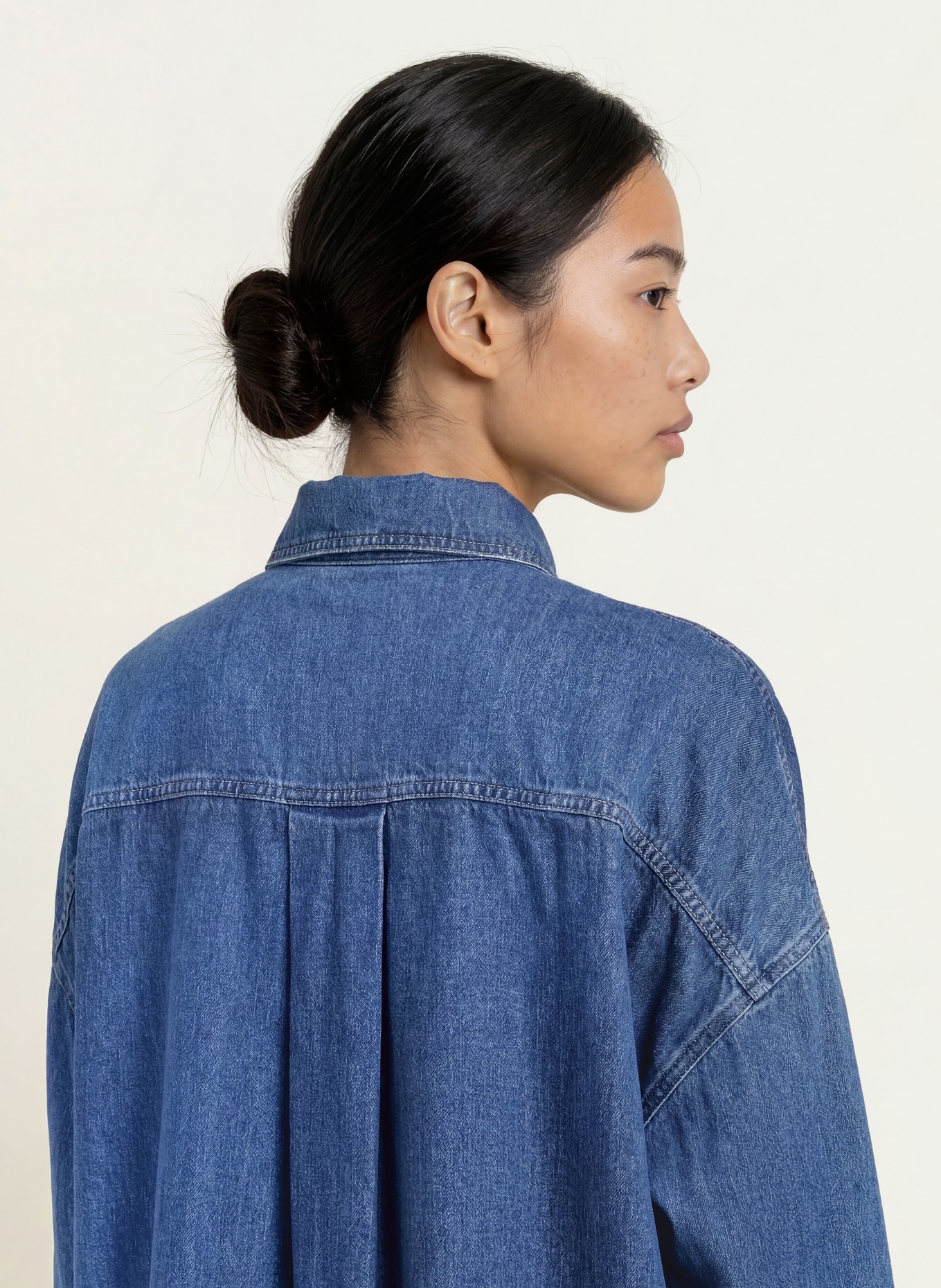 ARMEDANGELS Jeansbluse: BLAU