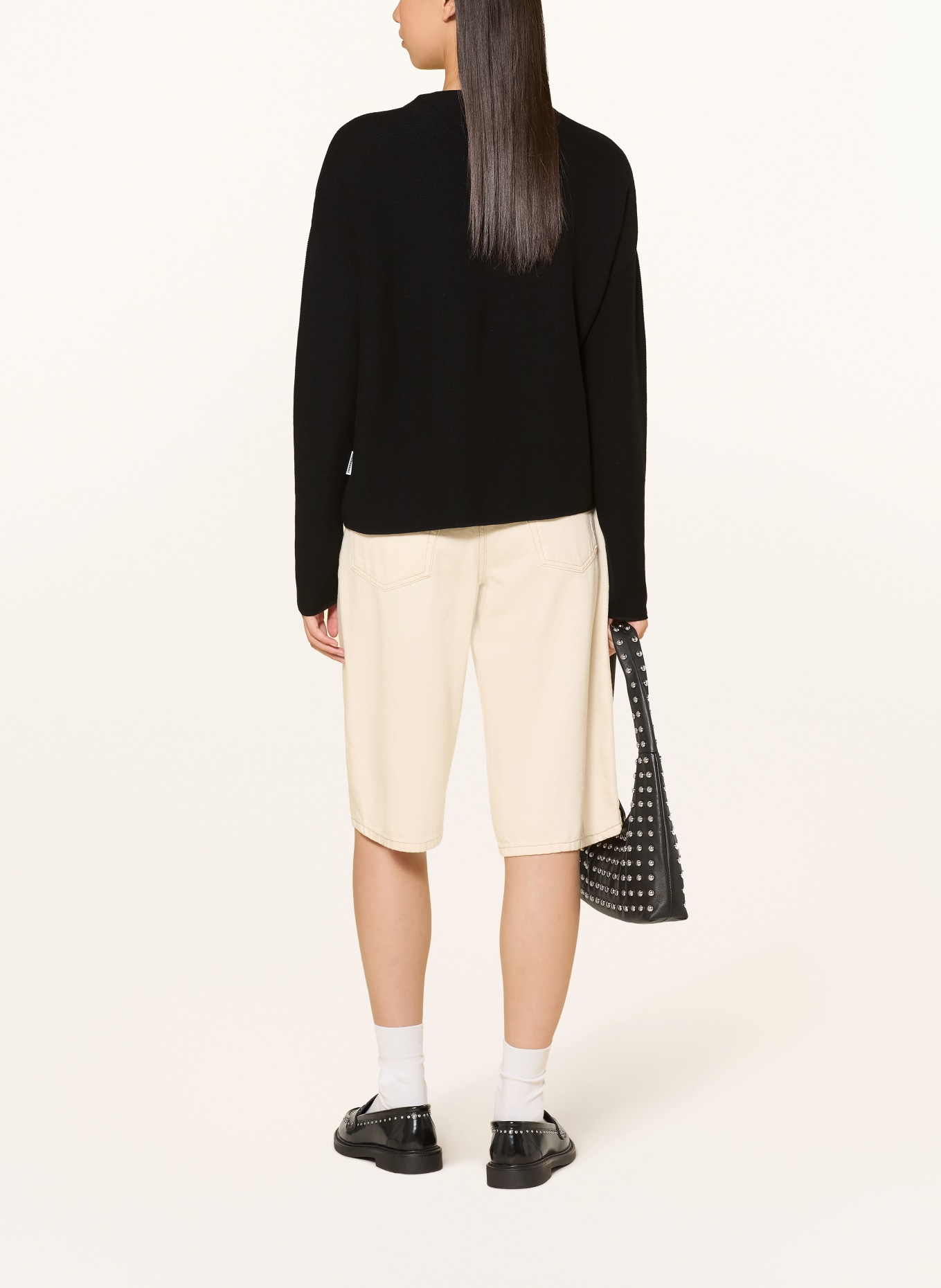 ARMEDANGELS Pulover MERINAA: NEGRU