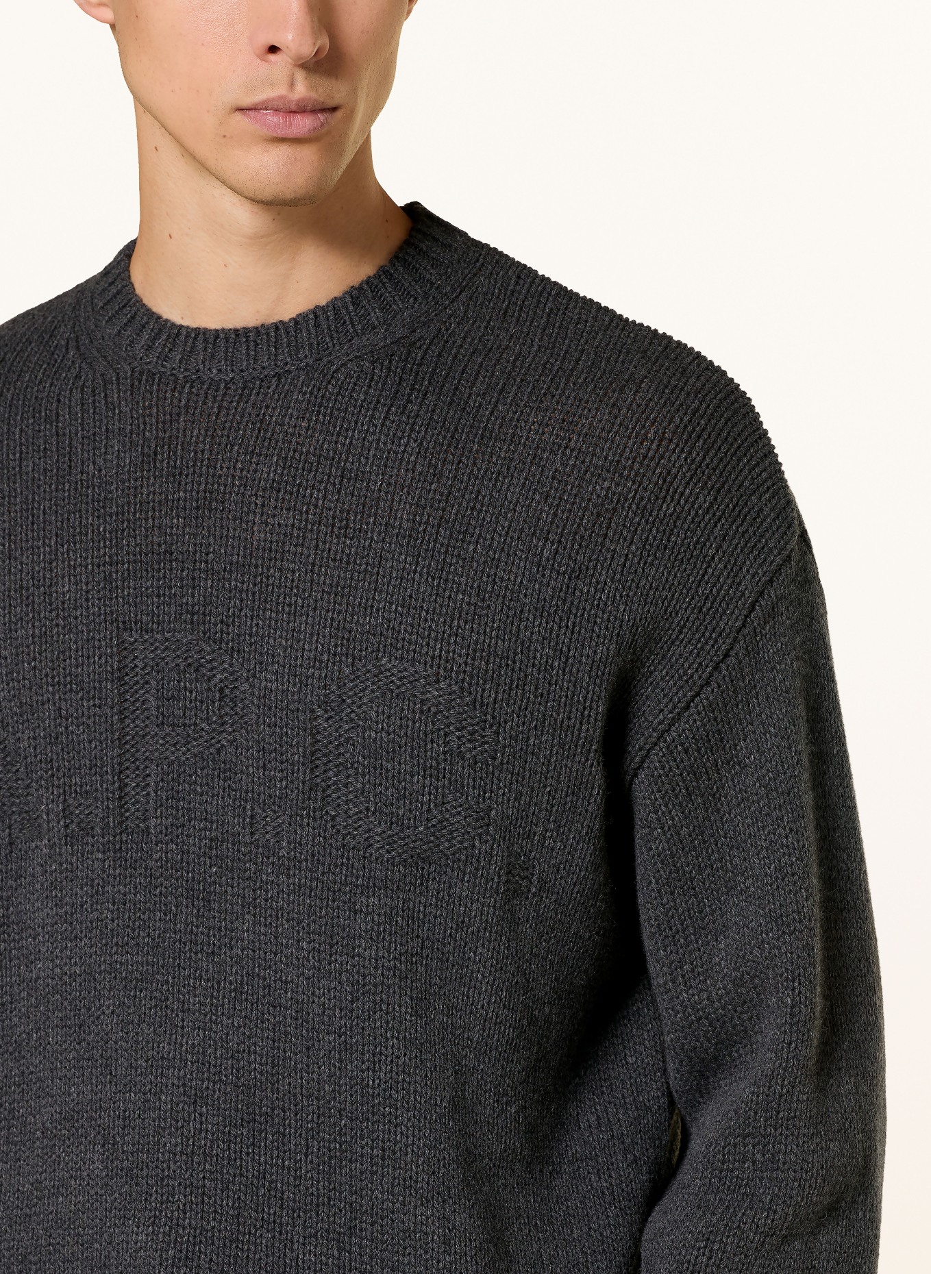 A.P.C. GEORGE Sweater: DARK GRAY
