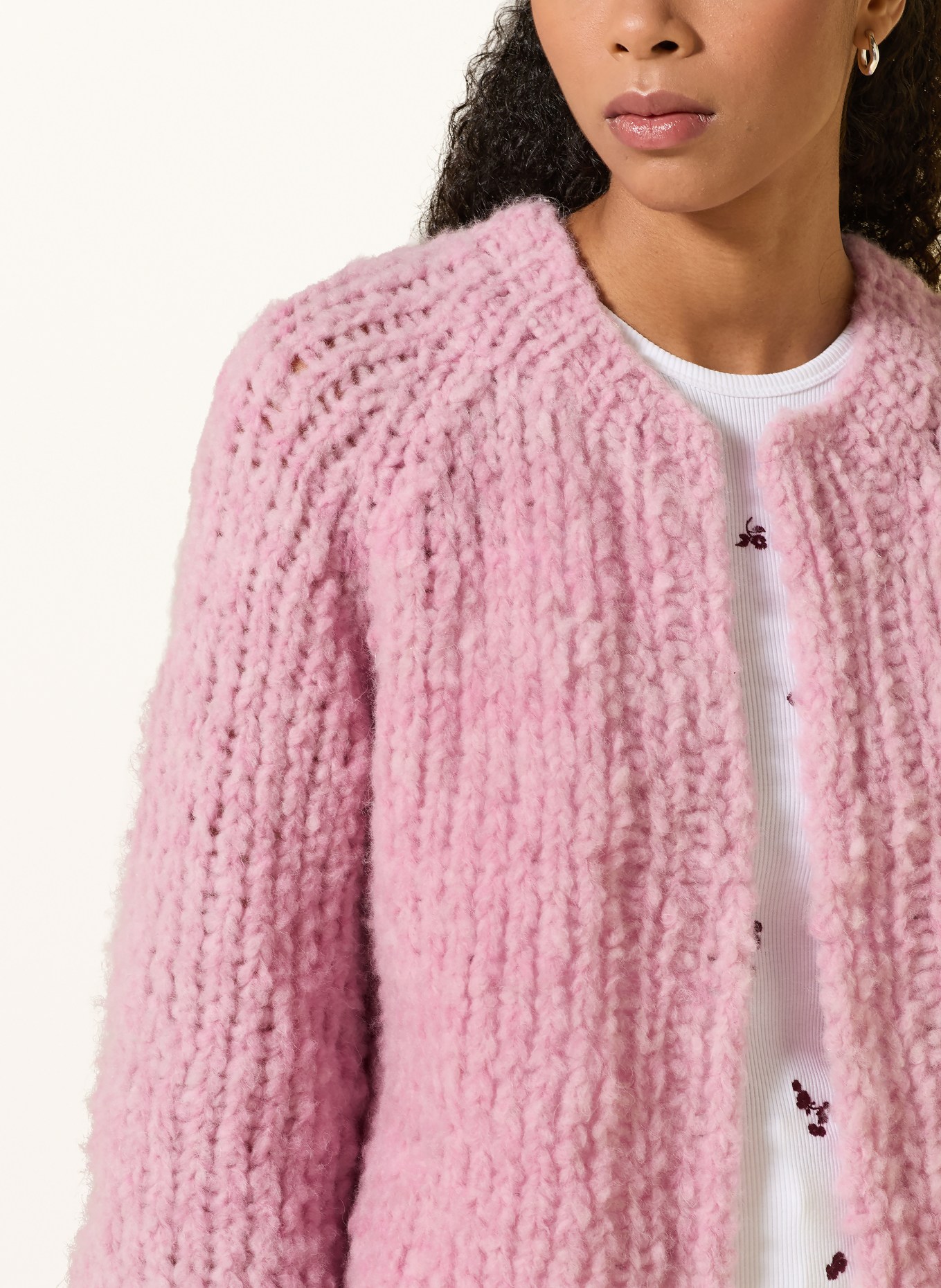 MAIAMI Strickhülle mit Alpaka: PINK