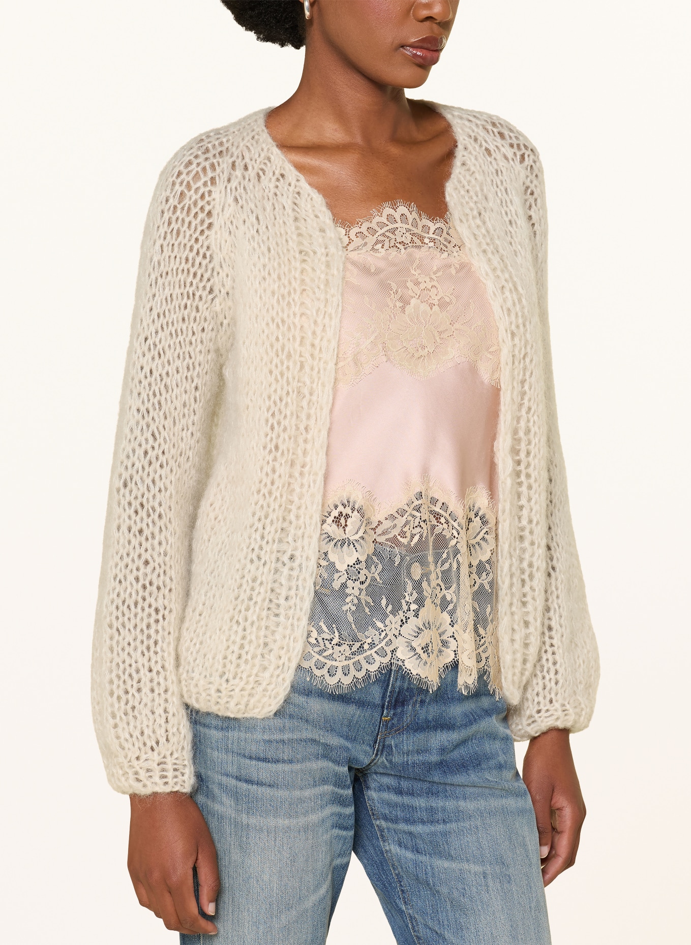 MAIAMI Knit wrap: ECRU