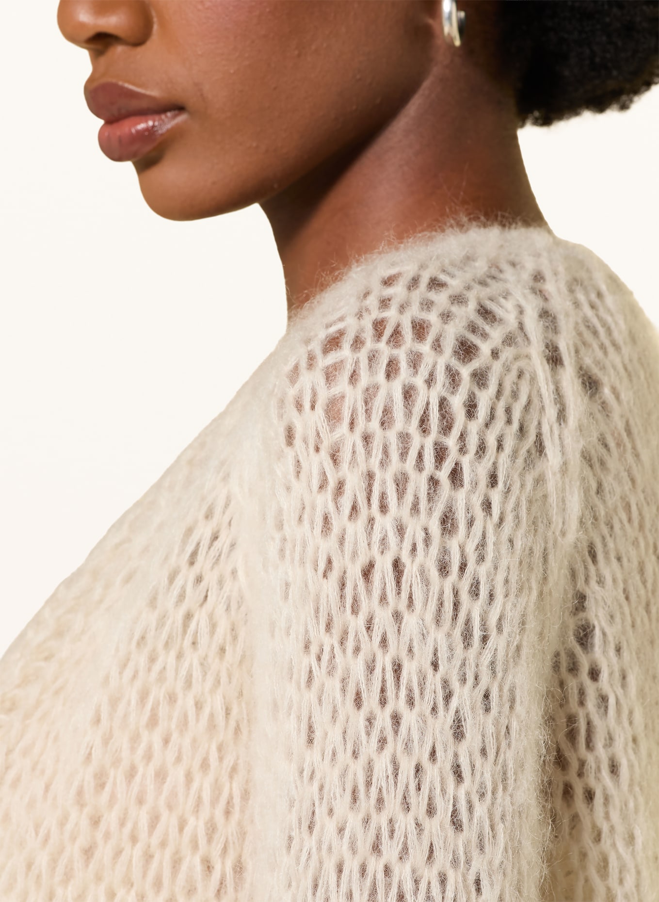 MAIAMI Knit wrap: ECRU
