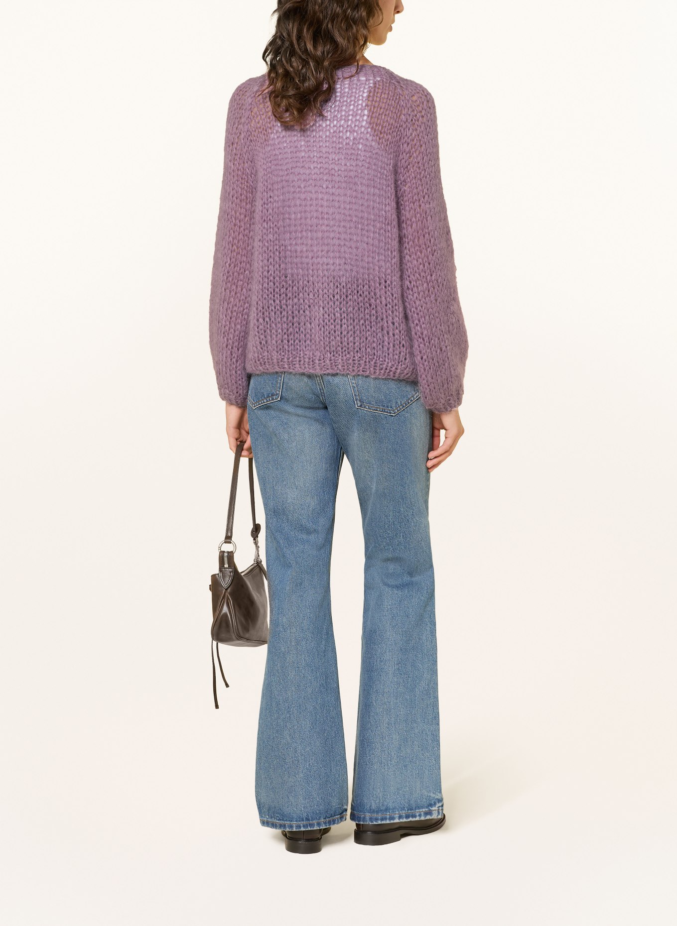 MAIAMI Knit wrap: PURPLE
