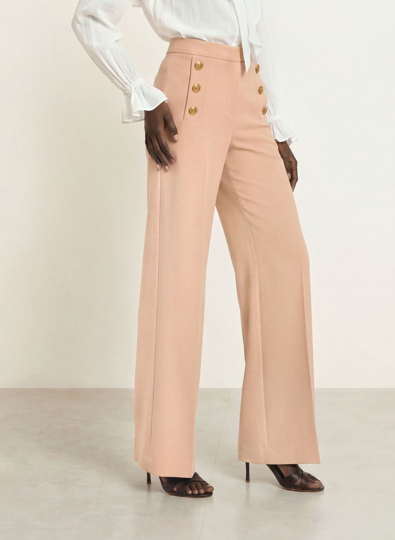 SEDUCTIVE Marlenehose BRIDGET: CAMEL