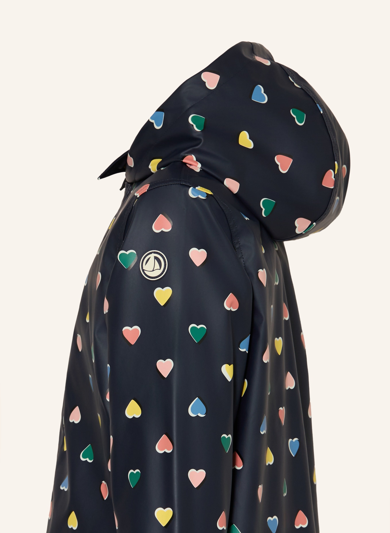 PETIT BATEAU Jachetă impermeabilă: ALBASTRU ÎNCHIS / ROZ ANTIC / GALBEN ÎNCHIS
