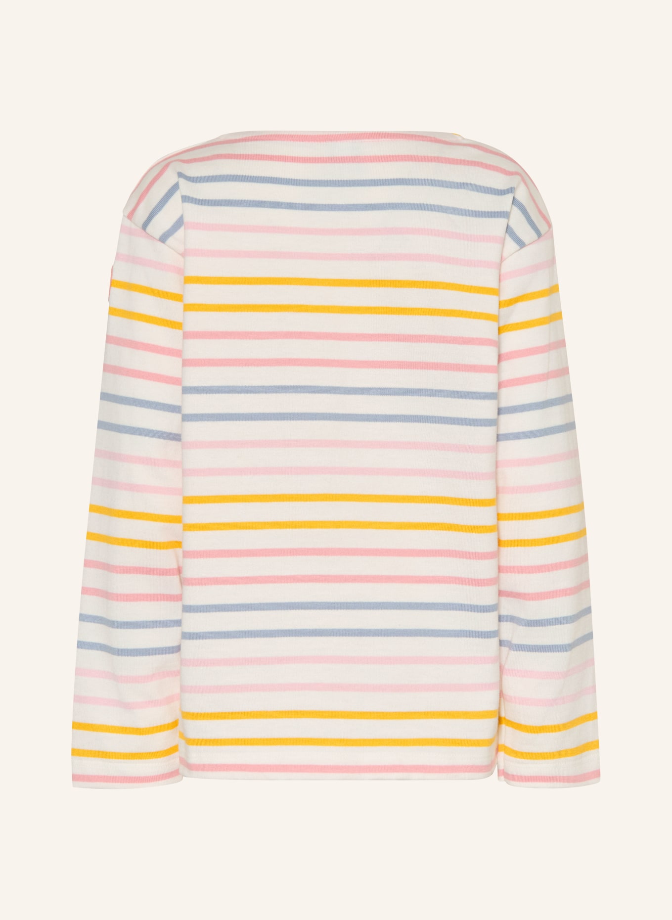 PETIT BATEAU Haut à manches longues: BLANC / ROSE / BLEU