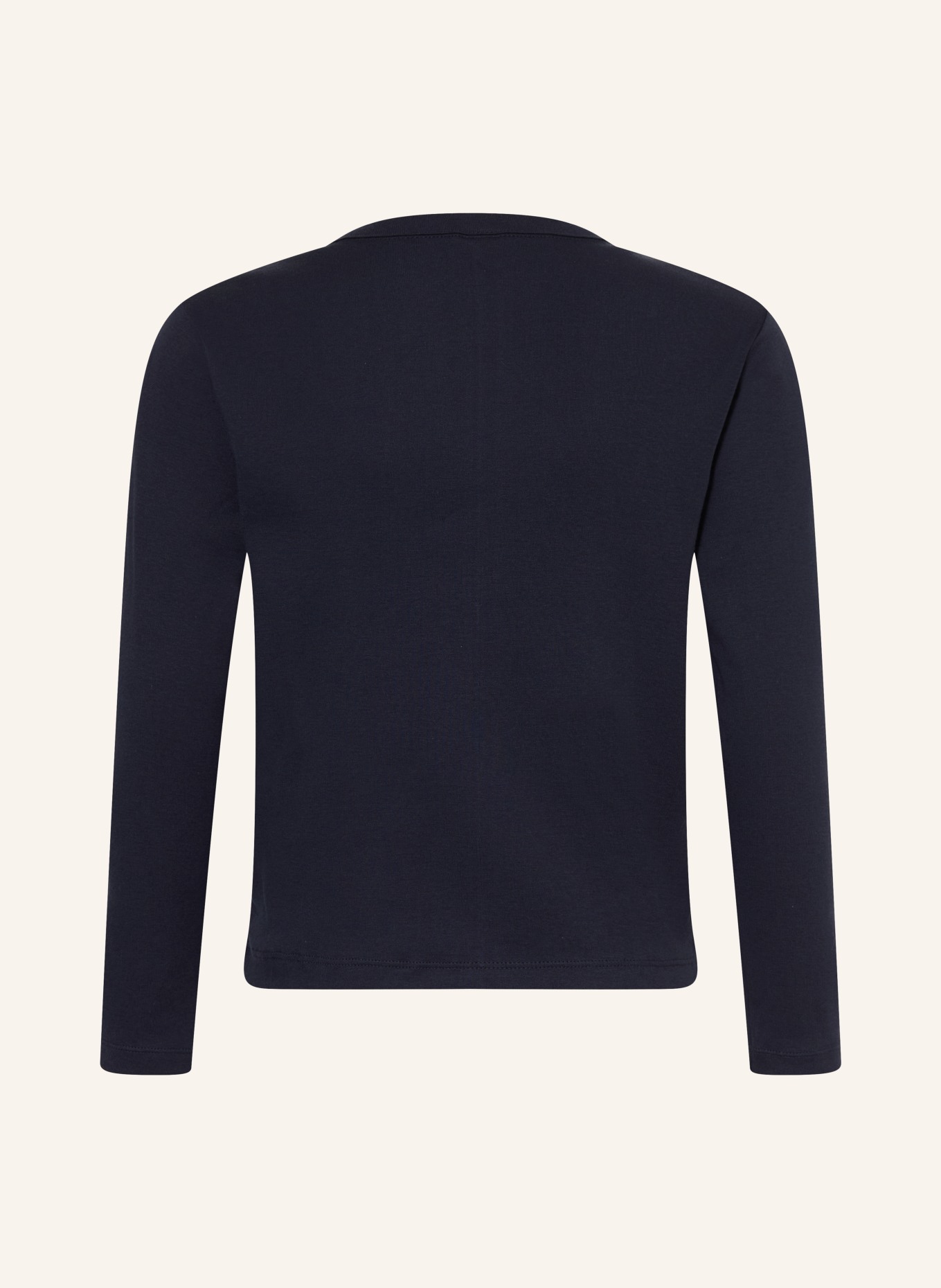 PETIT BATEAU Long-sleeve shirt: DARK BLUE