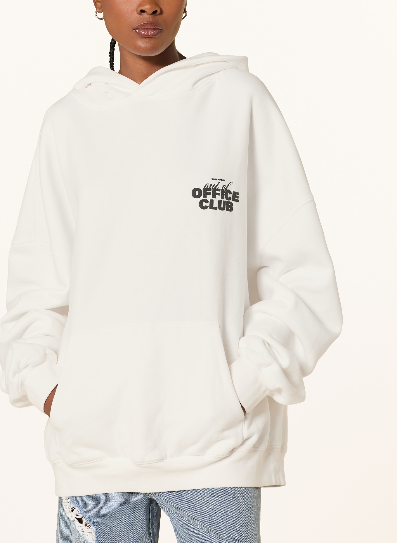 KARO KAUER Sweat à capuche OFFICE CLUB: BLANC