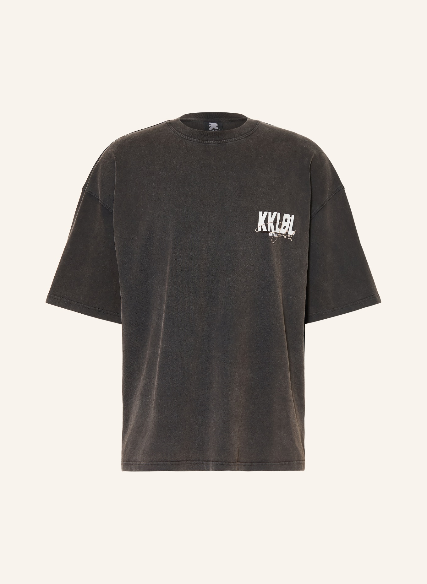 KARO KAUER Tricou oversized: NEGRU