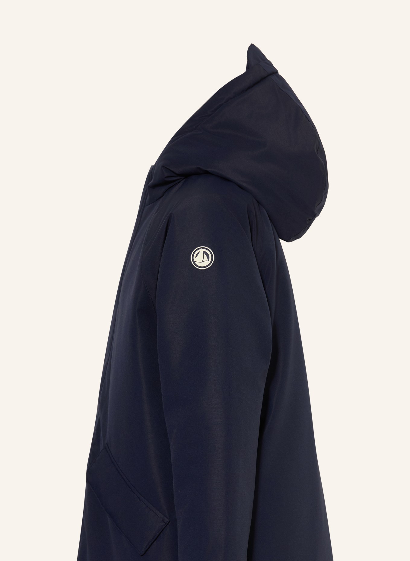 PETIT BATEAU Parka: DARK BLUE
