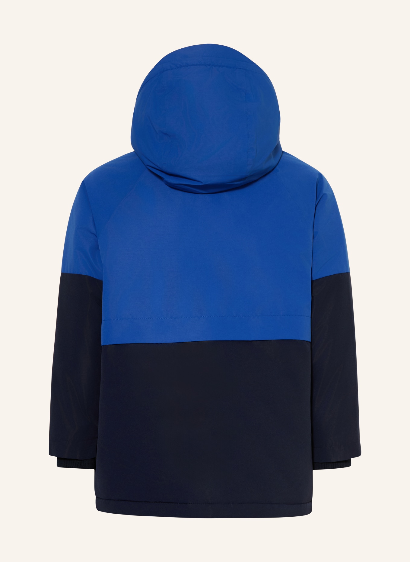 PETIT BATEAU Parka: BLUE / DARK BLUE