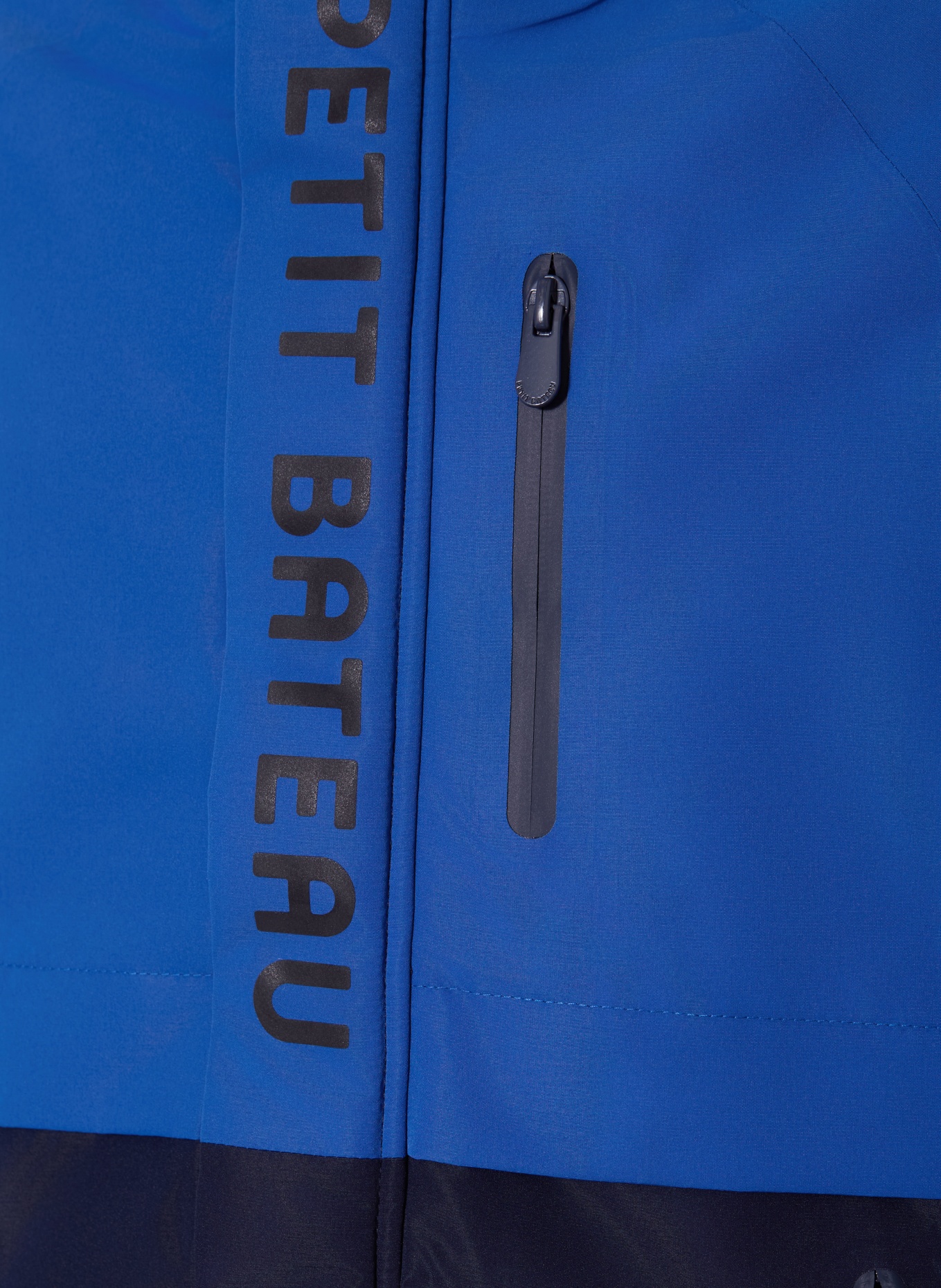 PETIT BATEAU Parka: BLUE / DARK BLUE