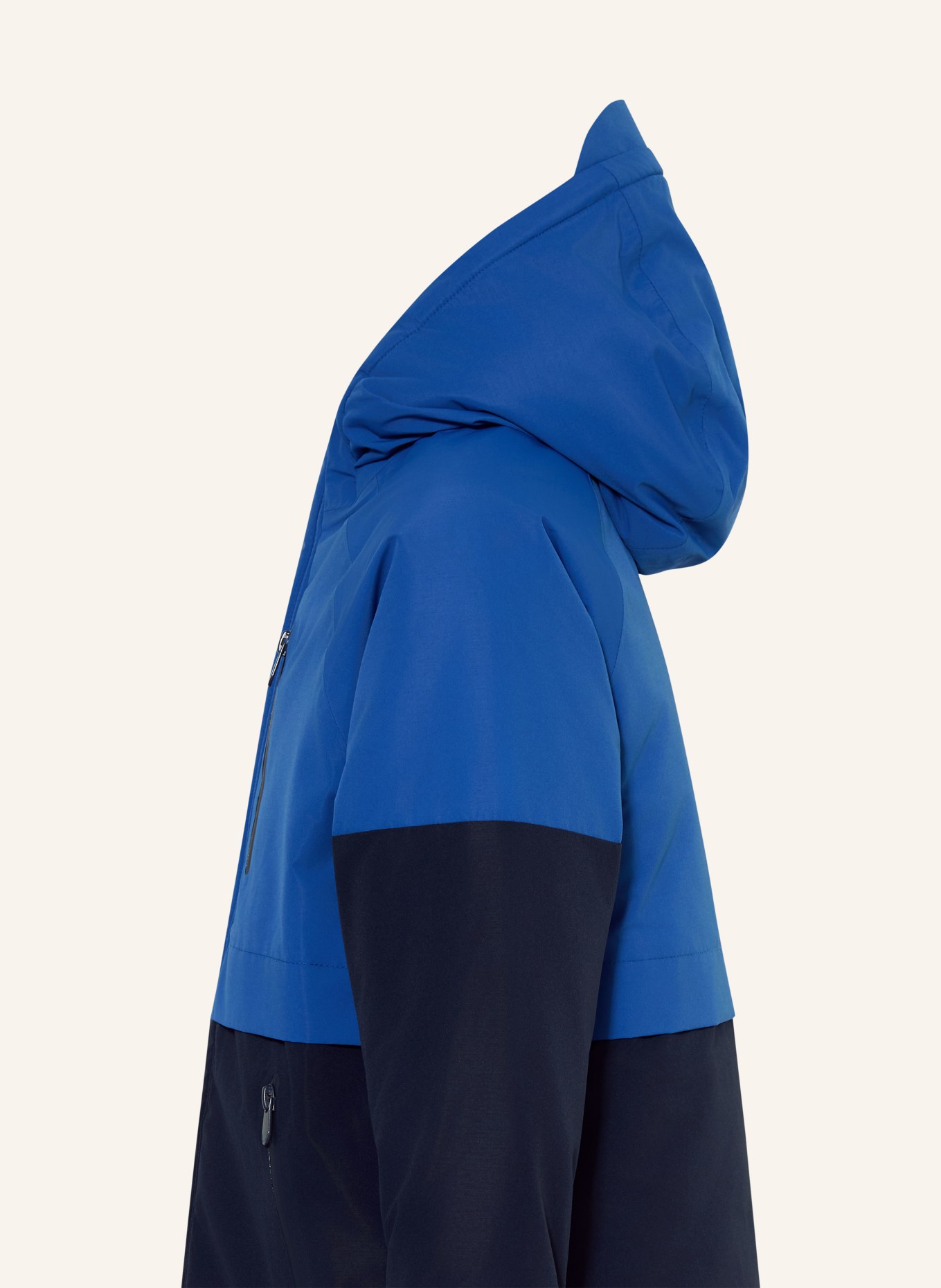 PETIT BATEAU Parka: BLUE / DARK BLUE