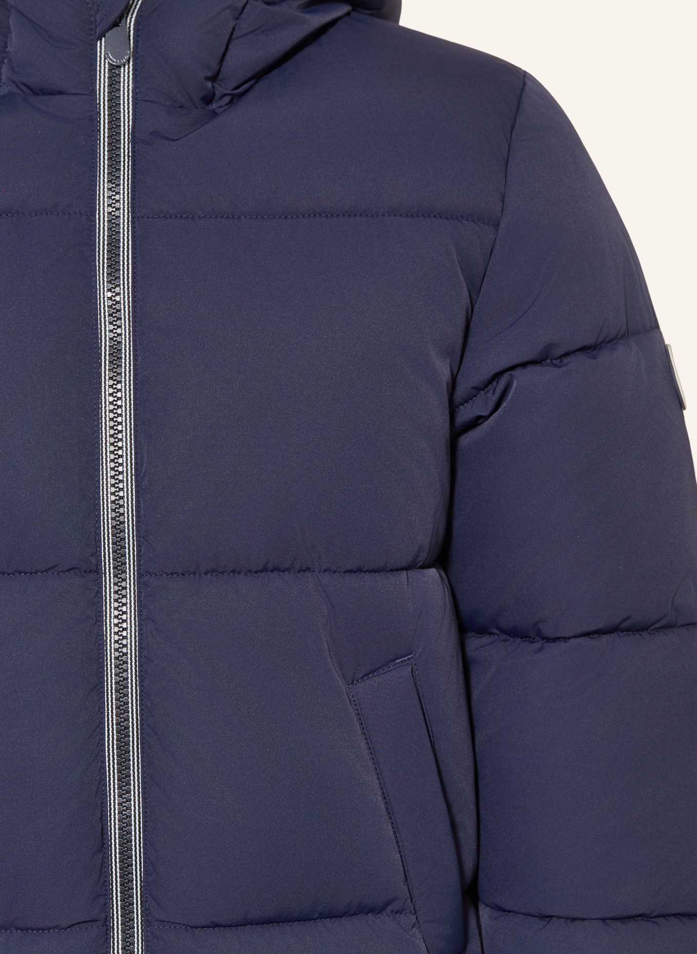 PETIT BATEAU Quilted jacket: DARK BLUE