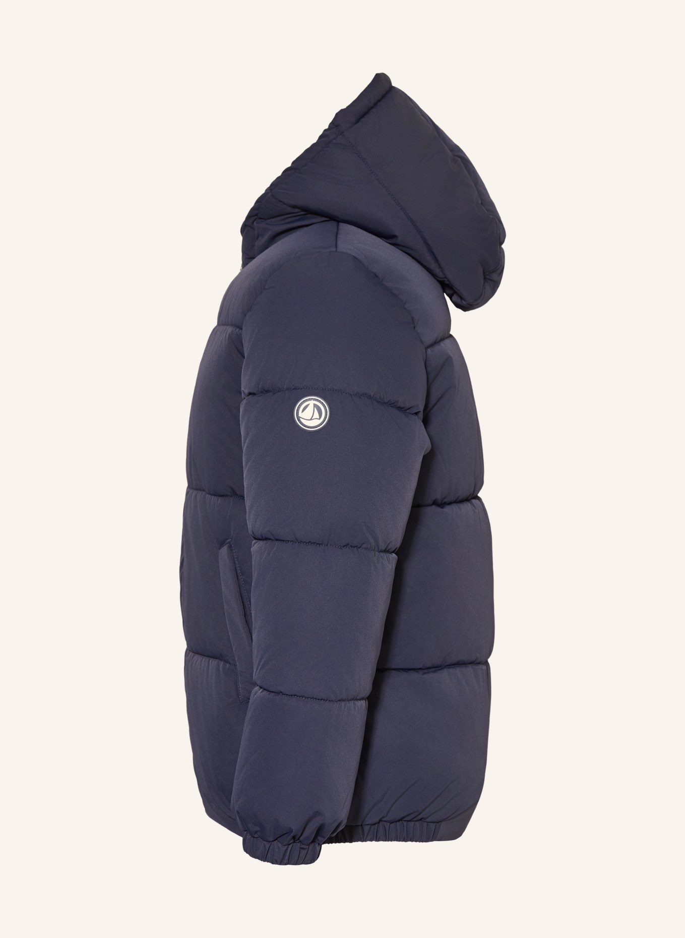 PETIT BATEAU Quilted jacket: DARK BLUE
