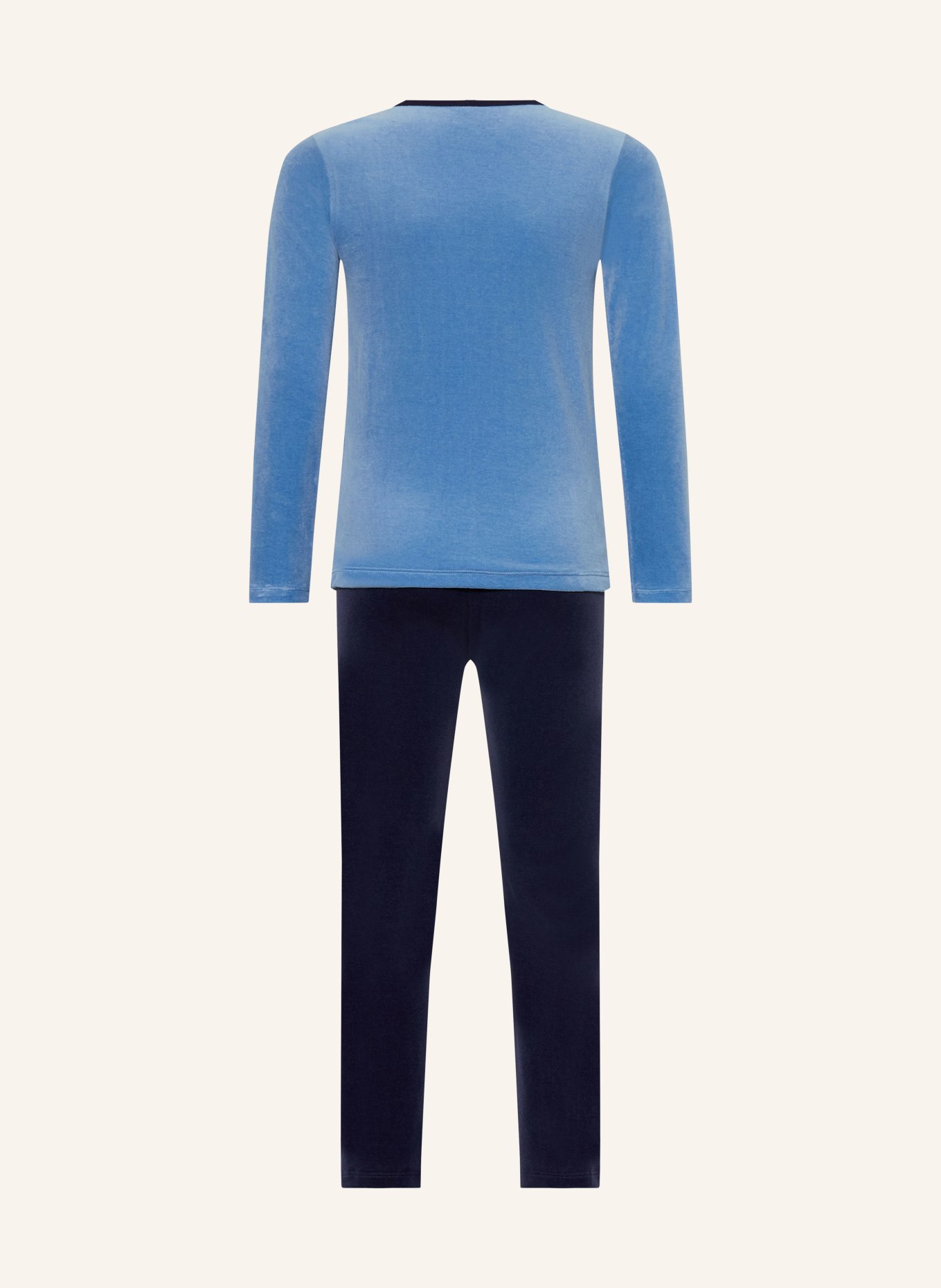 PETIT BATEAU Pyjama: BLEU / BLEU FONCÉ
