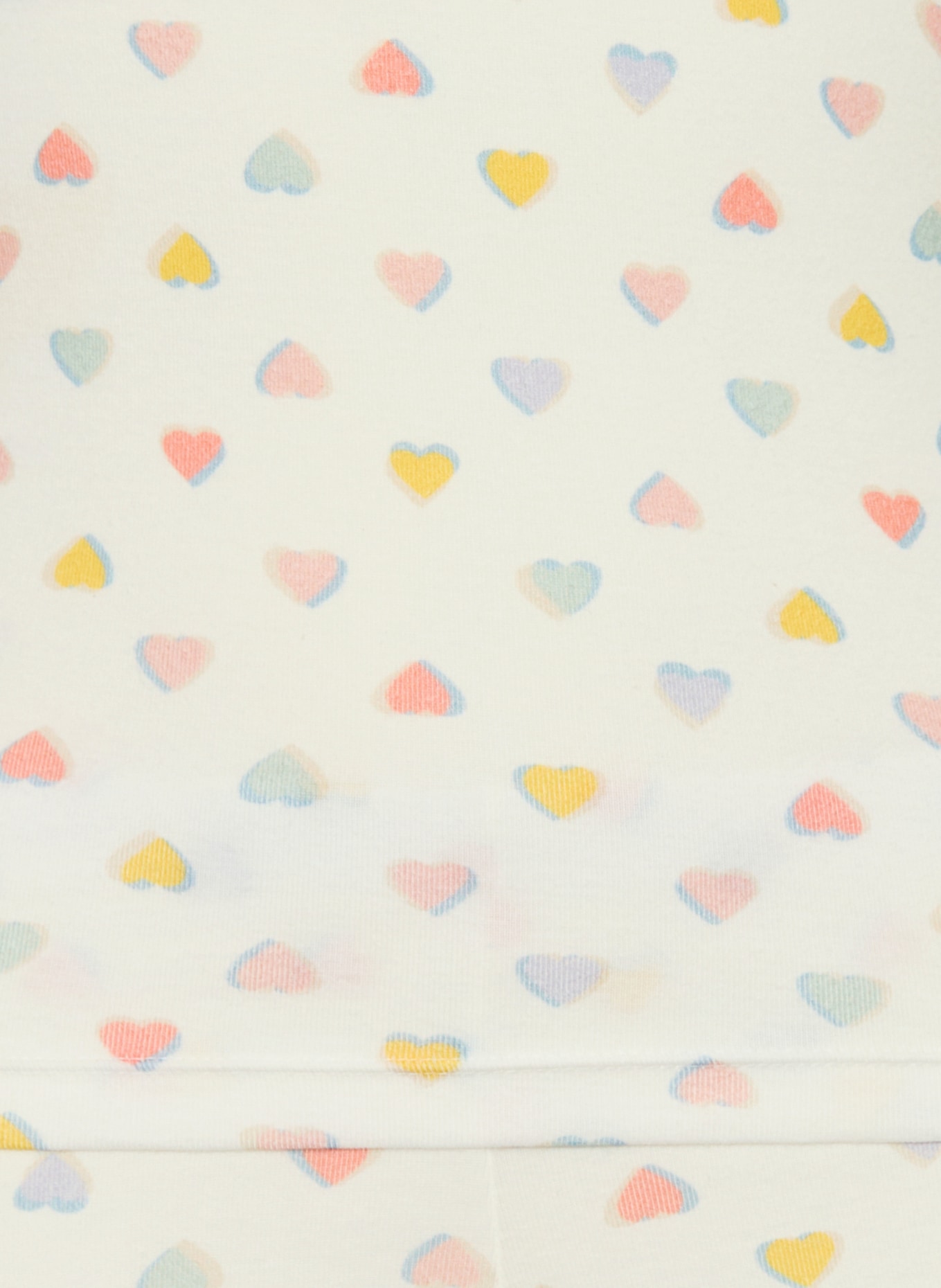 PETIT BATEAU Schlafanzug: WEISS / ROSA / GELB