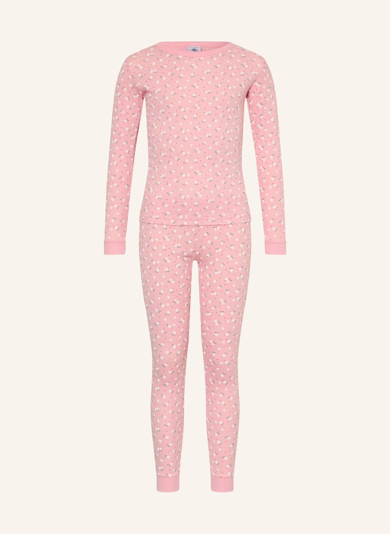 PETIT BATEAU Pajamas: PINK / RED / WHITE