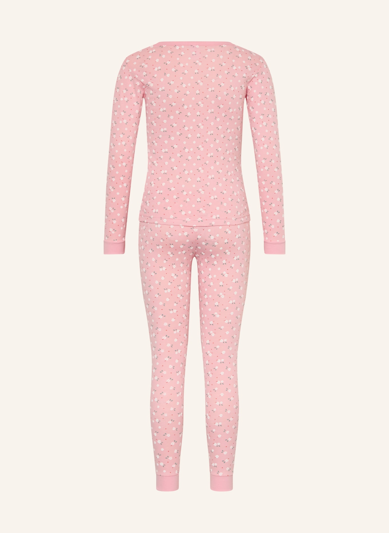 PETIT BATEAU Pajamas: PINK / RED / WHITE