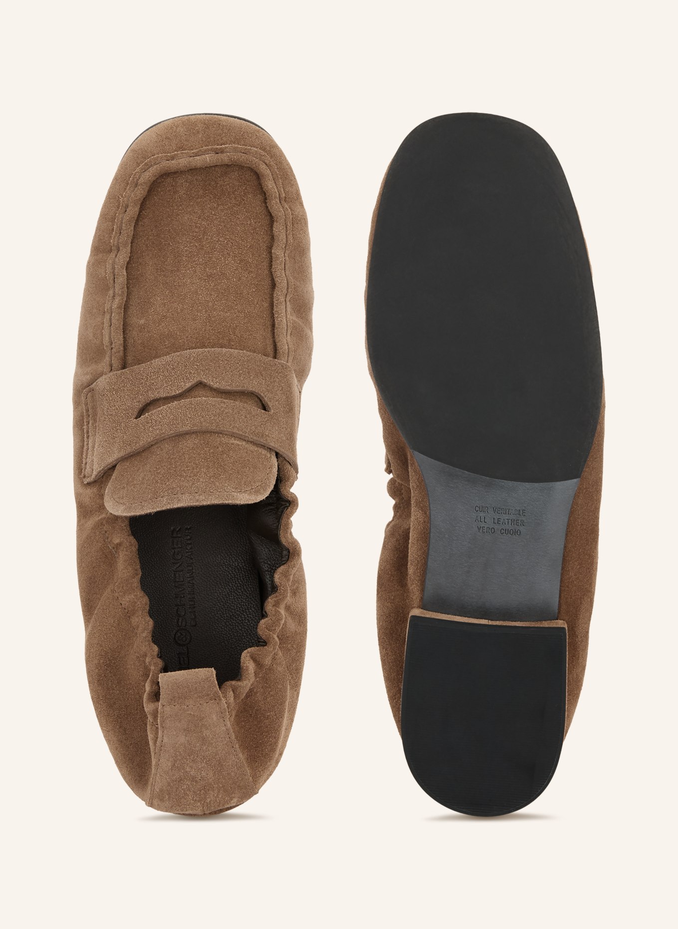 KENNEL & SCHMENGER Loafers à barrette ALVA: BEIGE
