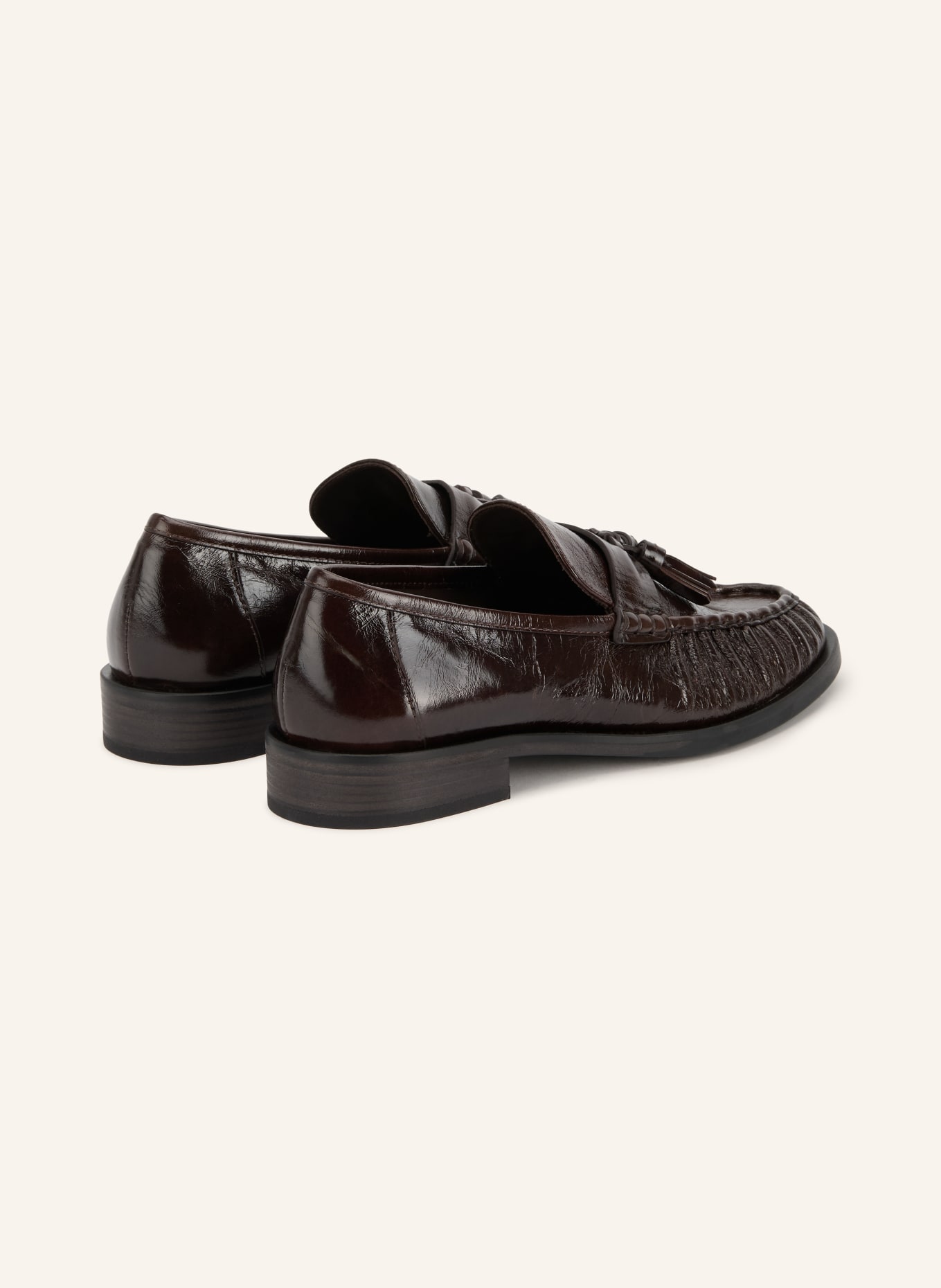 KENNEL & SCHMENGER Lack-Loafer MILL: DUNKELBRAUN