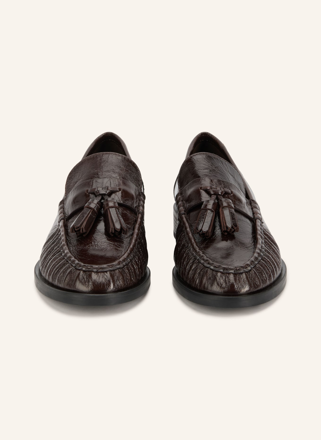 KENNEL & SCHMENGER Lack-Loafer MILL: DUNKELBRAUN