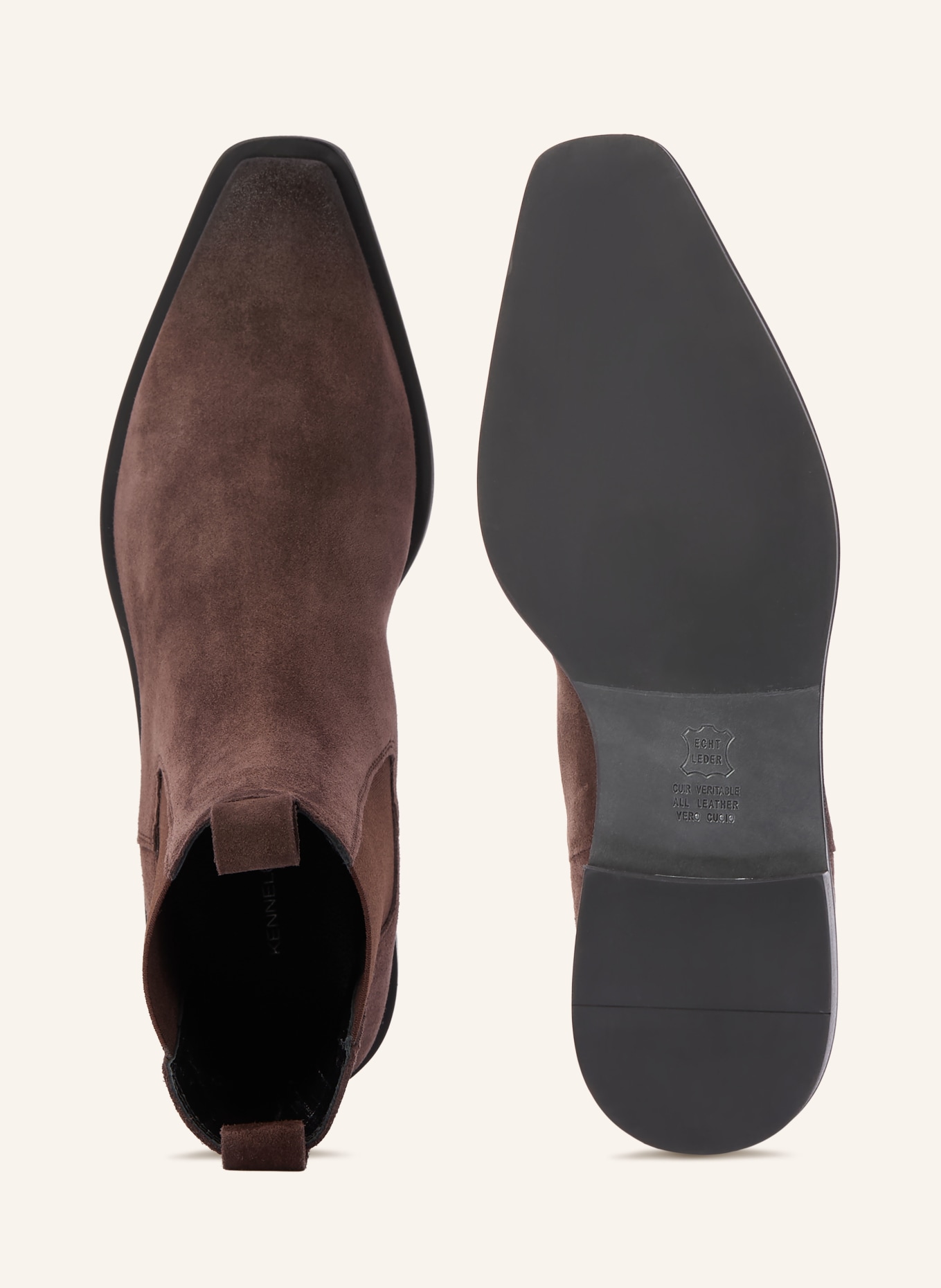 KENNEL & SCHMENGER Chelsea-Boots AMBER: DUNKELBRAUN