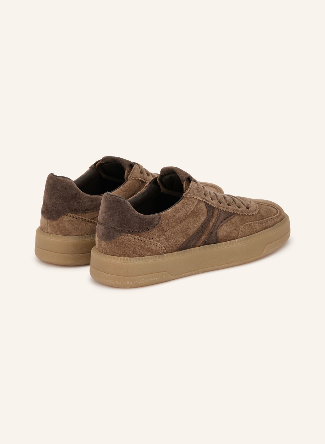 KENNEL & SCHMENGER Sneaker BOX: TAUPE / DUNKELBRAUN