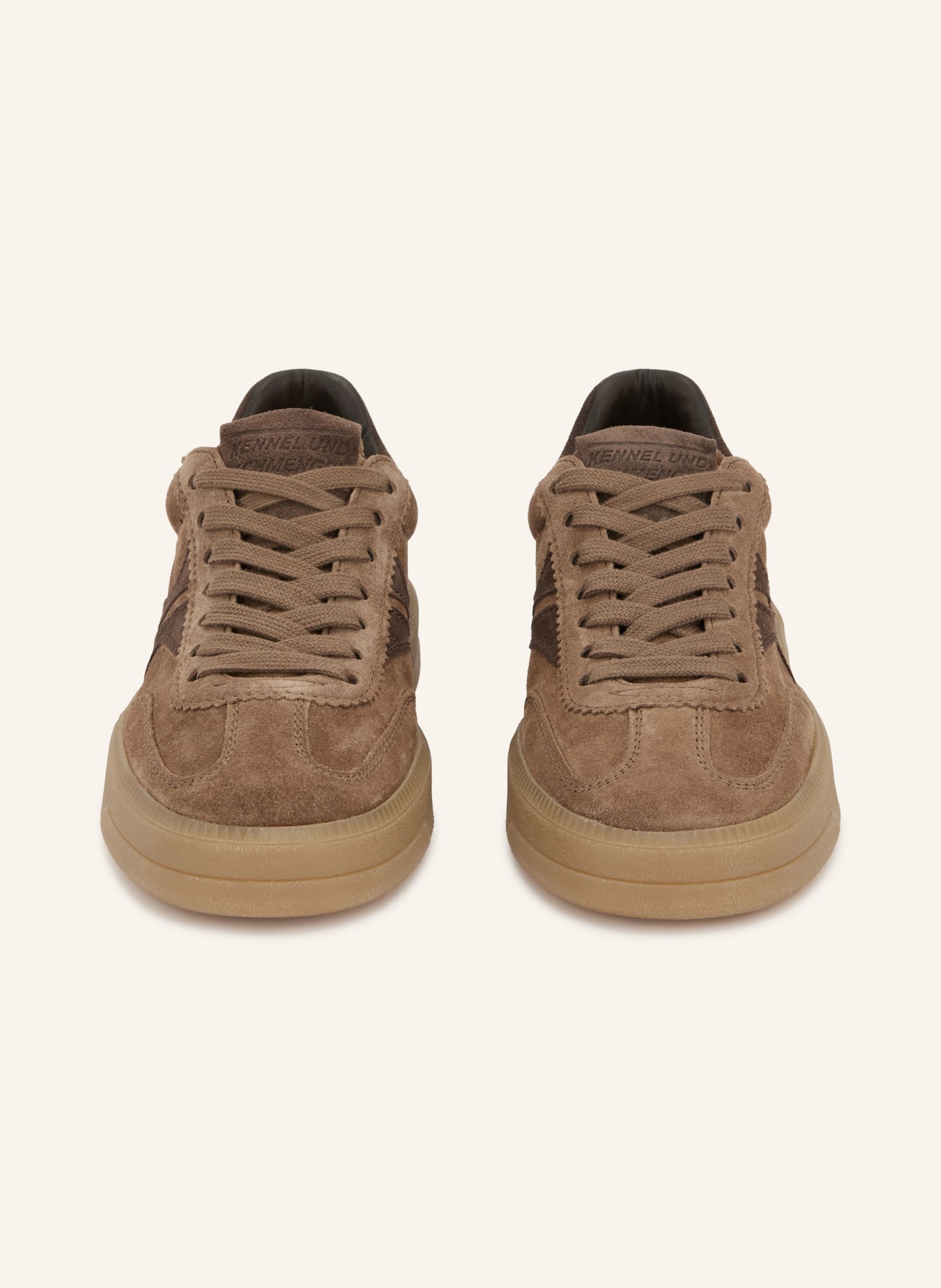 KENNEL & SCHMENGER Sneaker BOX: TAUPE / DUNKELBRAUN
