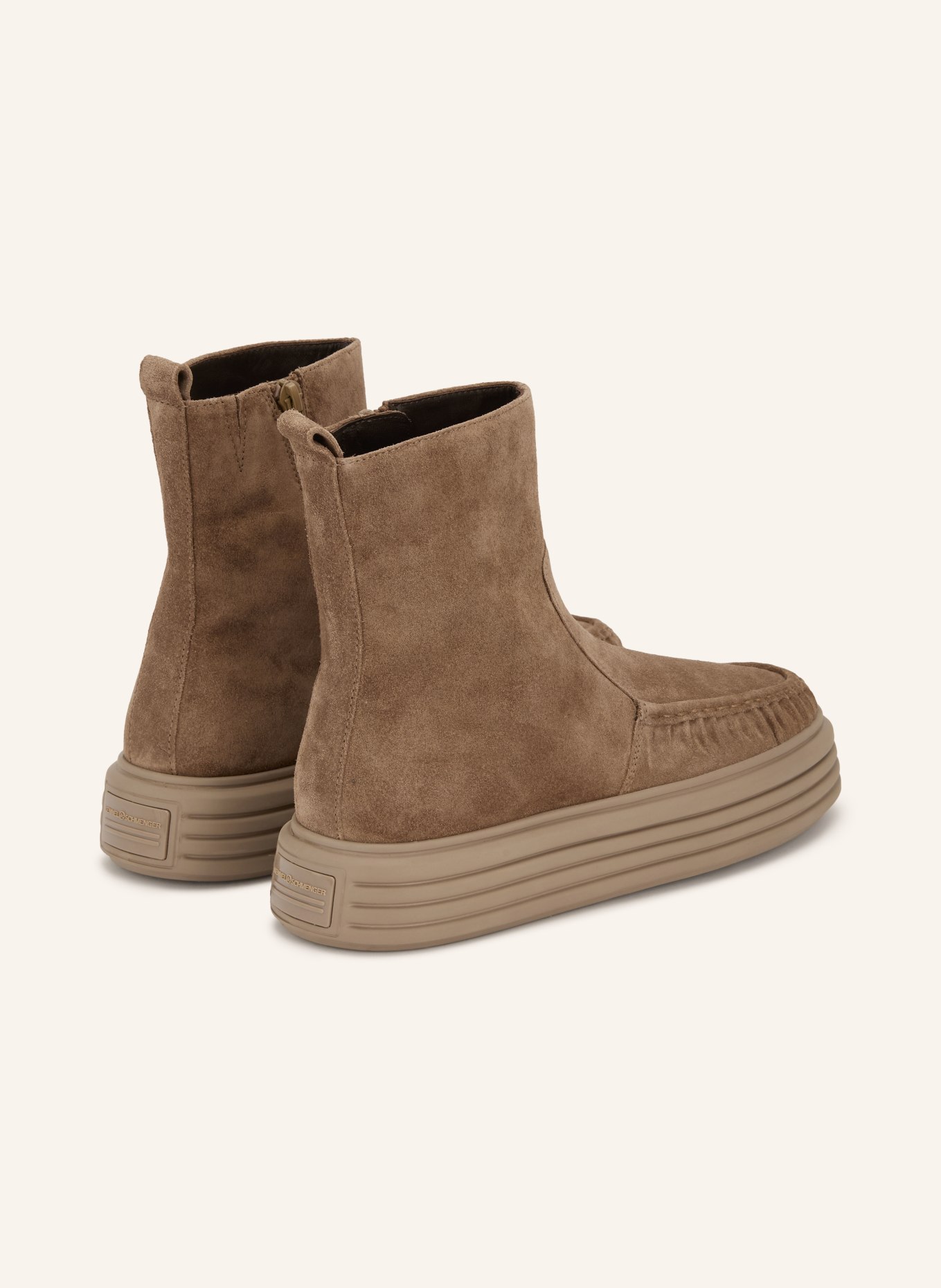 KENNEL & SCHMENGER LILO Platform Boots: TAUPE