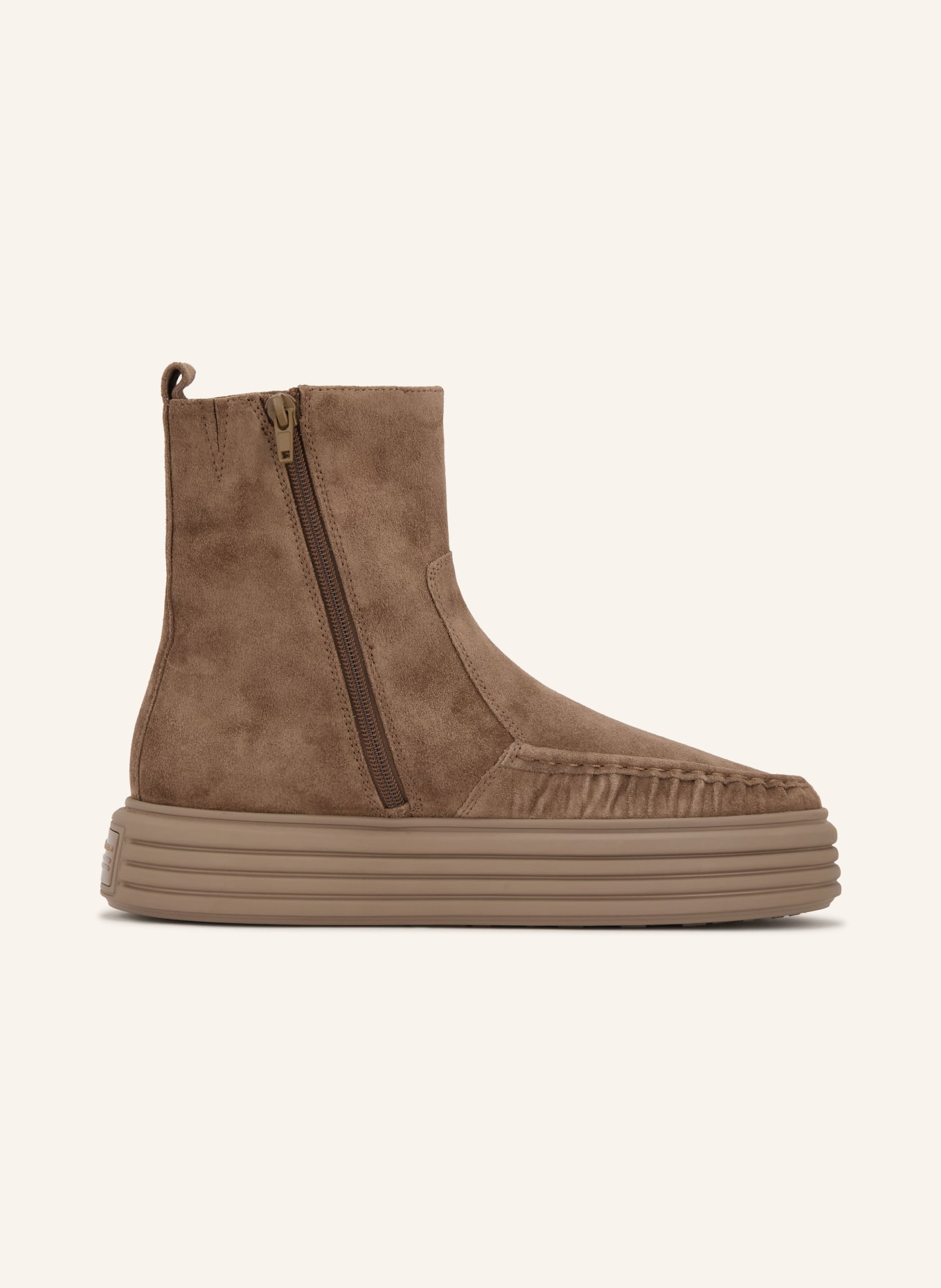 KENNEL & SCHMENGER LILO Platform Boots: TAUPE