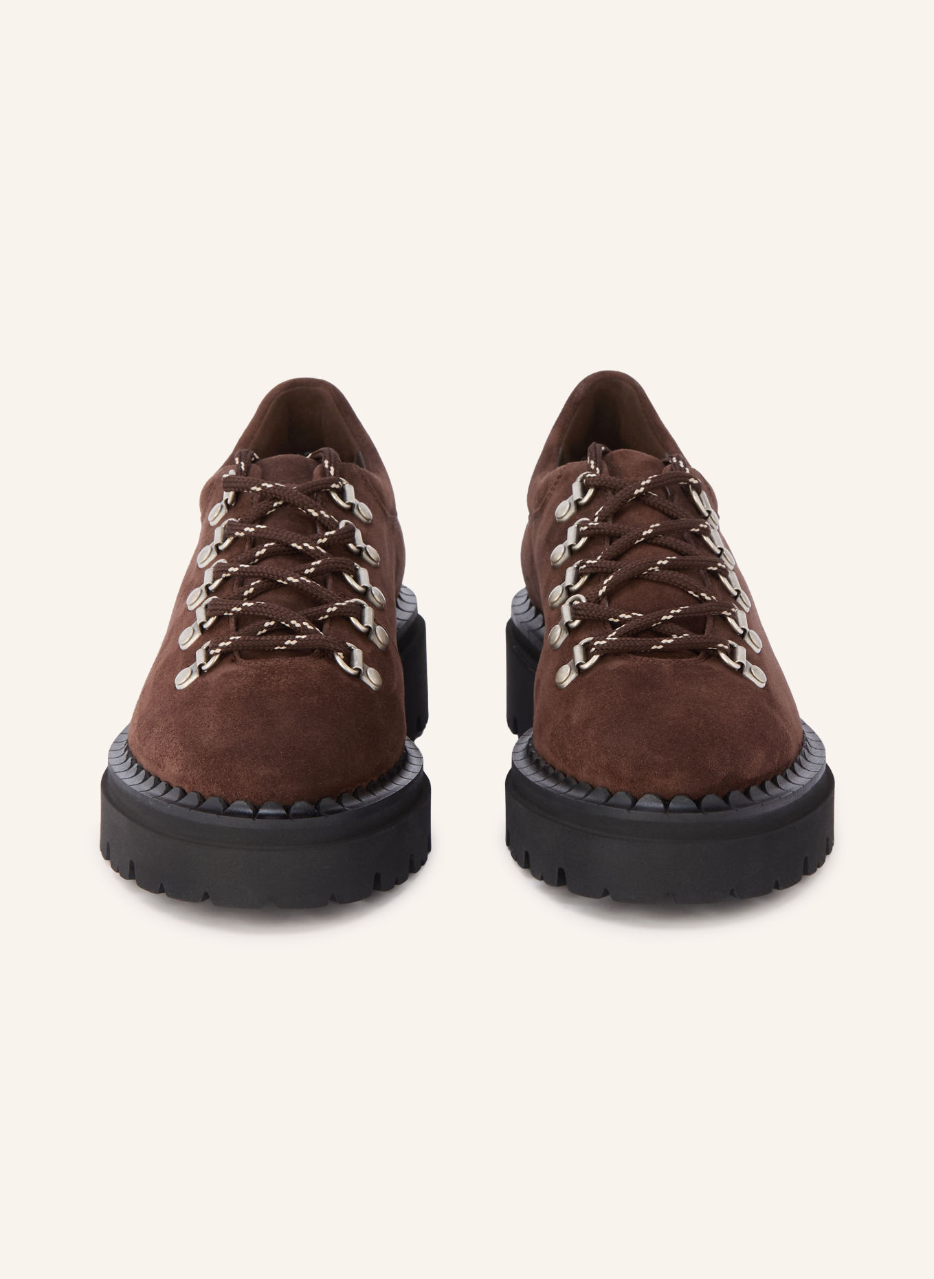 KENNEL & SCHMENGER Chaussures à lacets LANA: MARRON FONCÉ